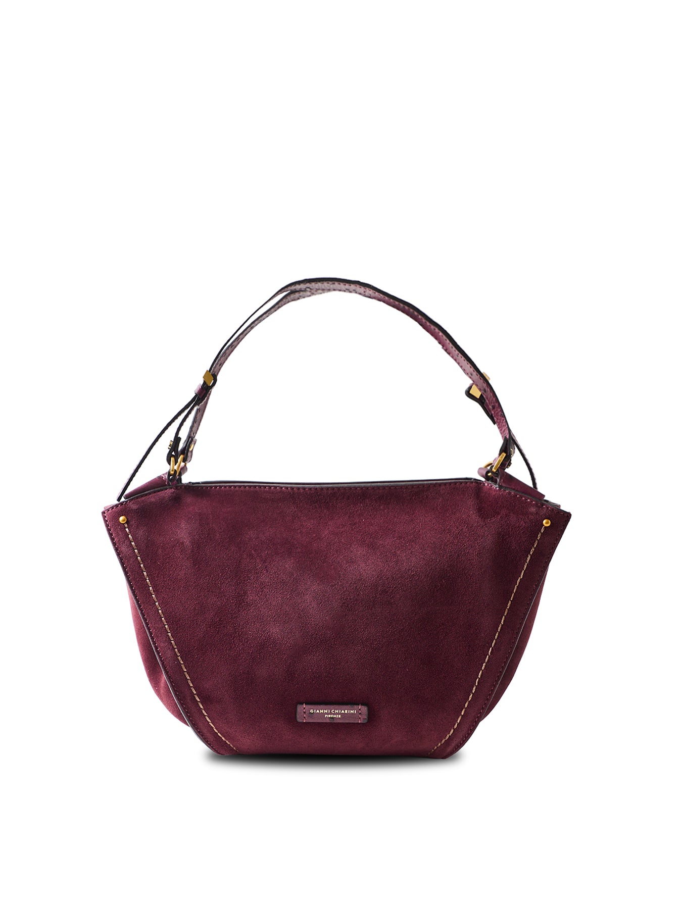 Bloom Suede Tote Bag Brown