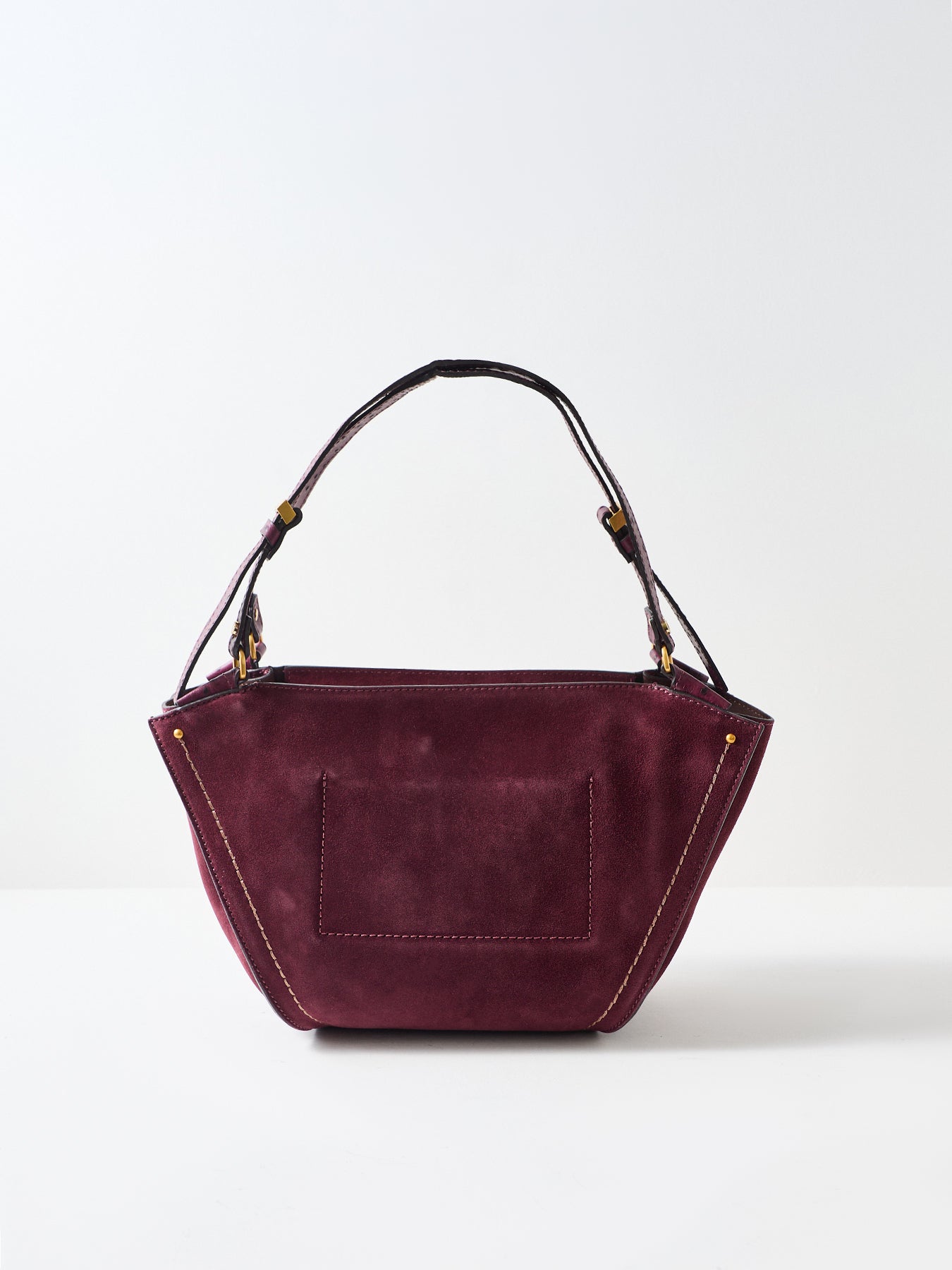 Bloom Suede Tote Bag Brown