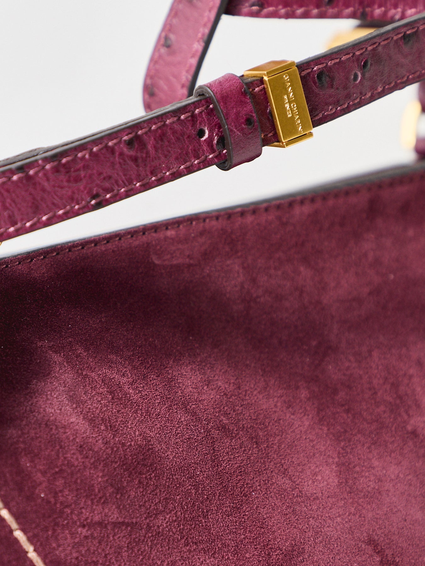 Bloom Suede Tote Bag Brown