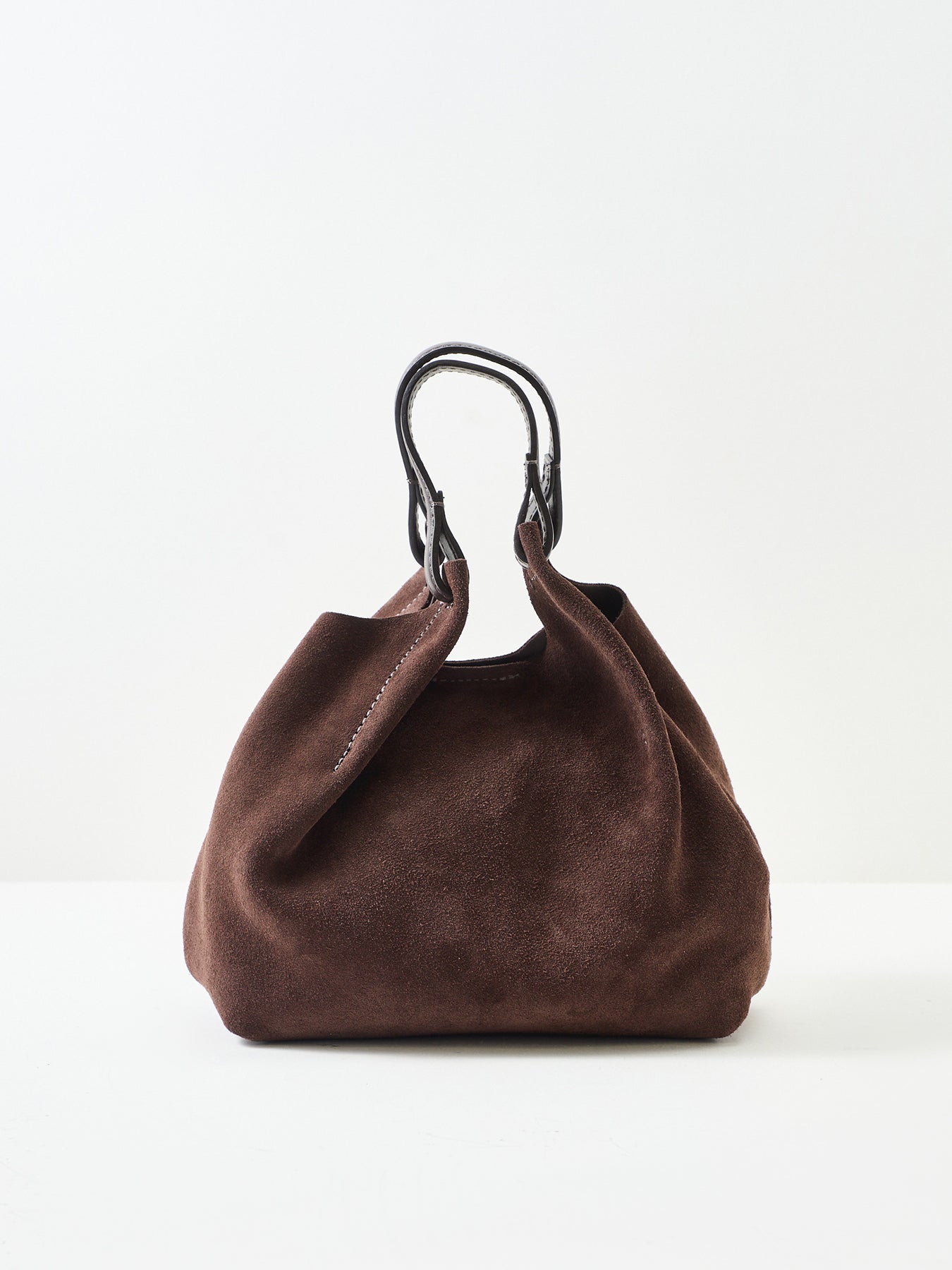 Dua M Suede Crossbody Bag Brown