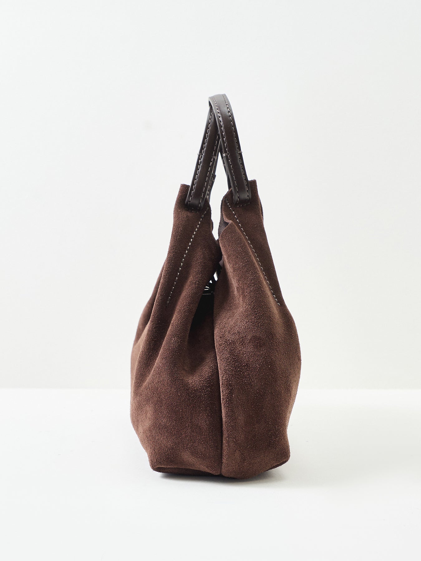 Dua M Suede Crossbody Bag Brown