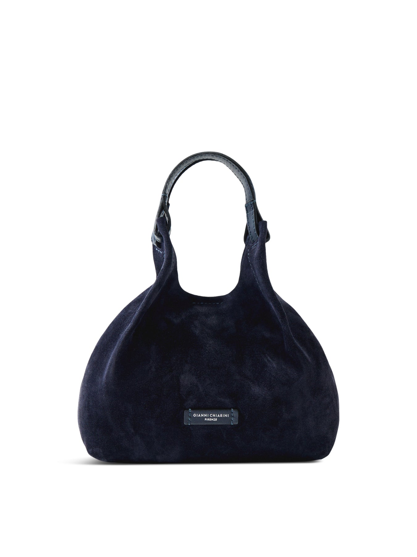 Dua M Suede Crossbody Bag Navy