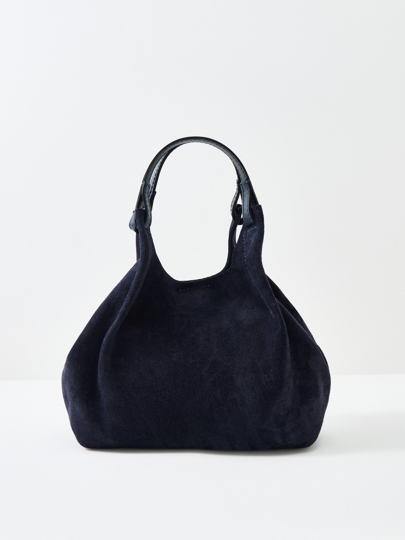 Dua M Suede Crossbody Bag Navy