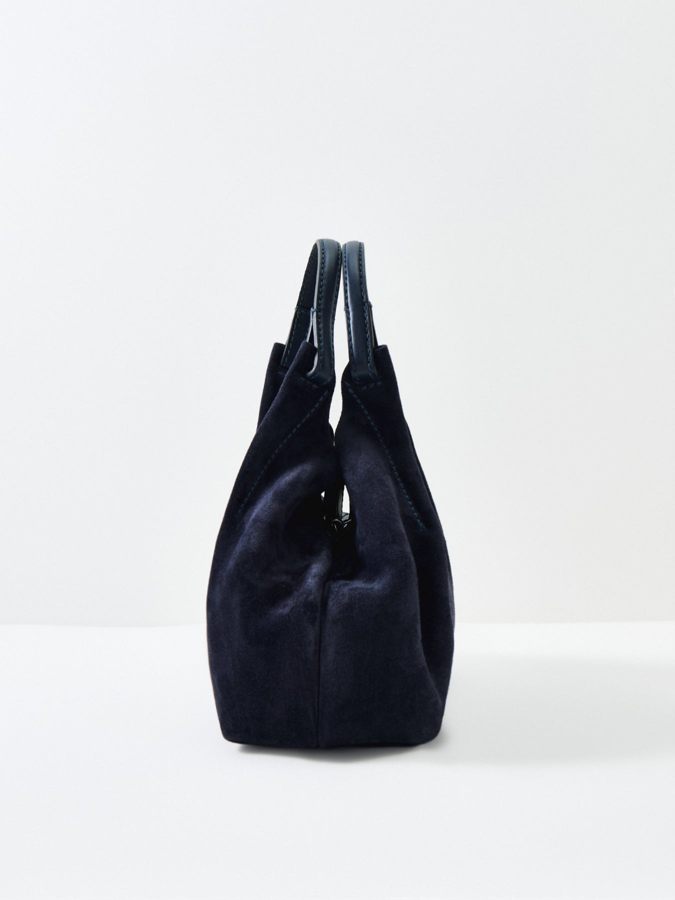 Dua M Suede Crossbody Bag Navy