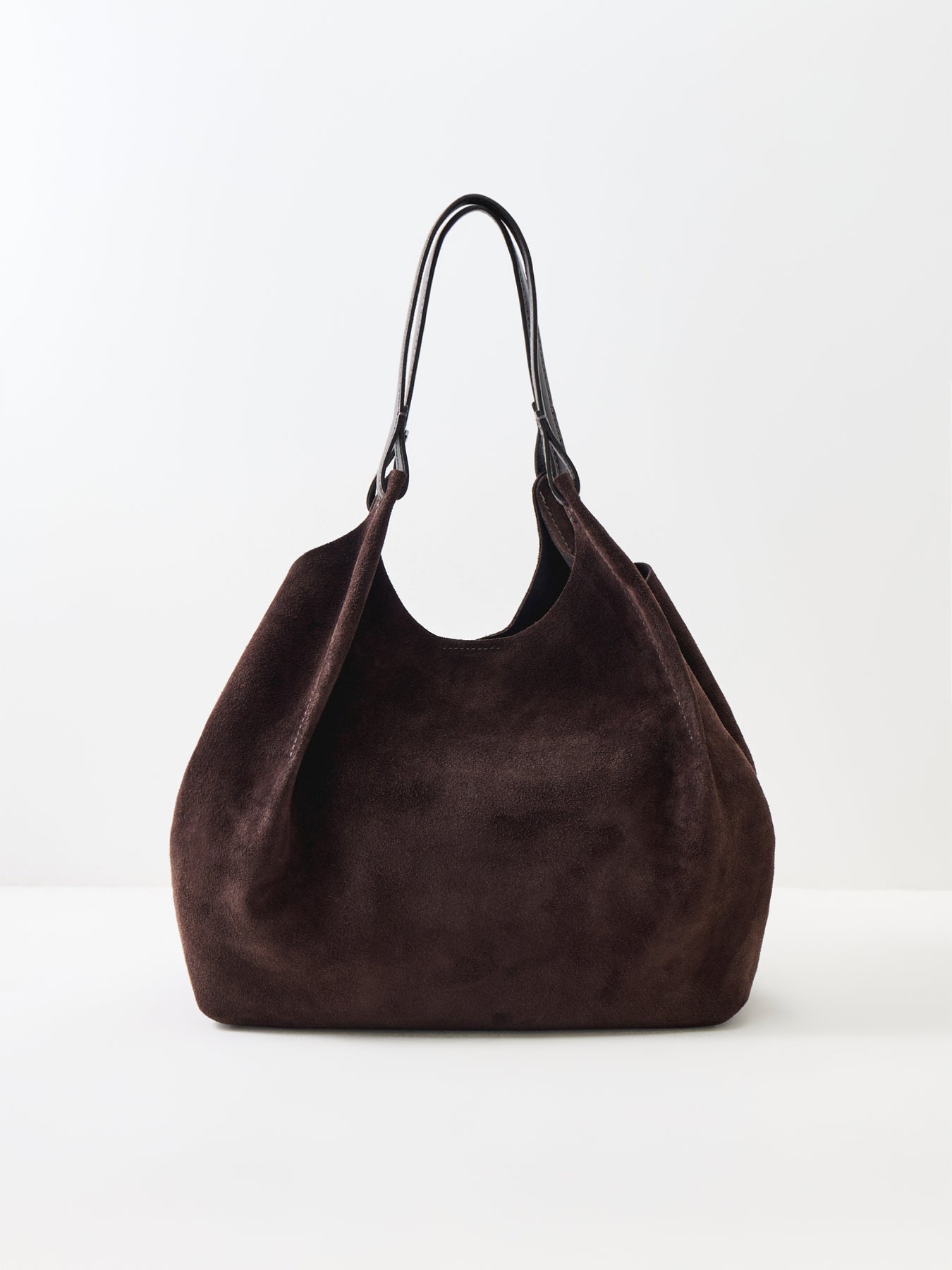 Dua Suede Moka Tote Bag Brown