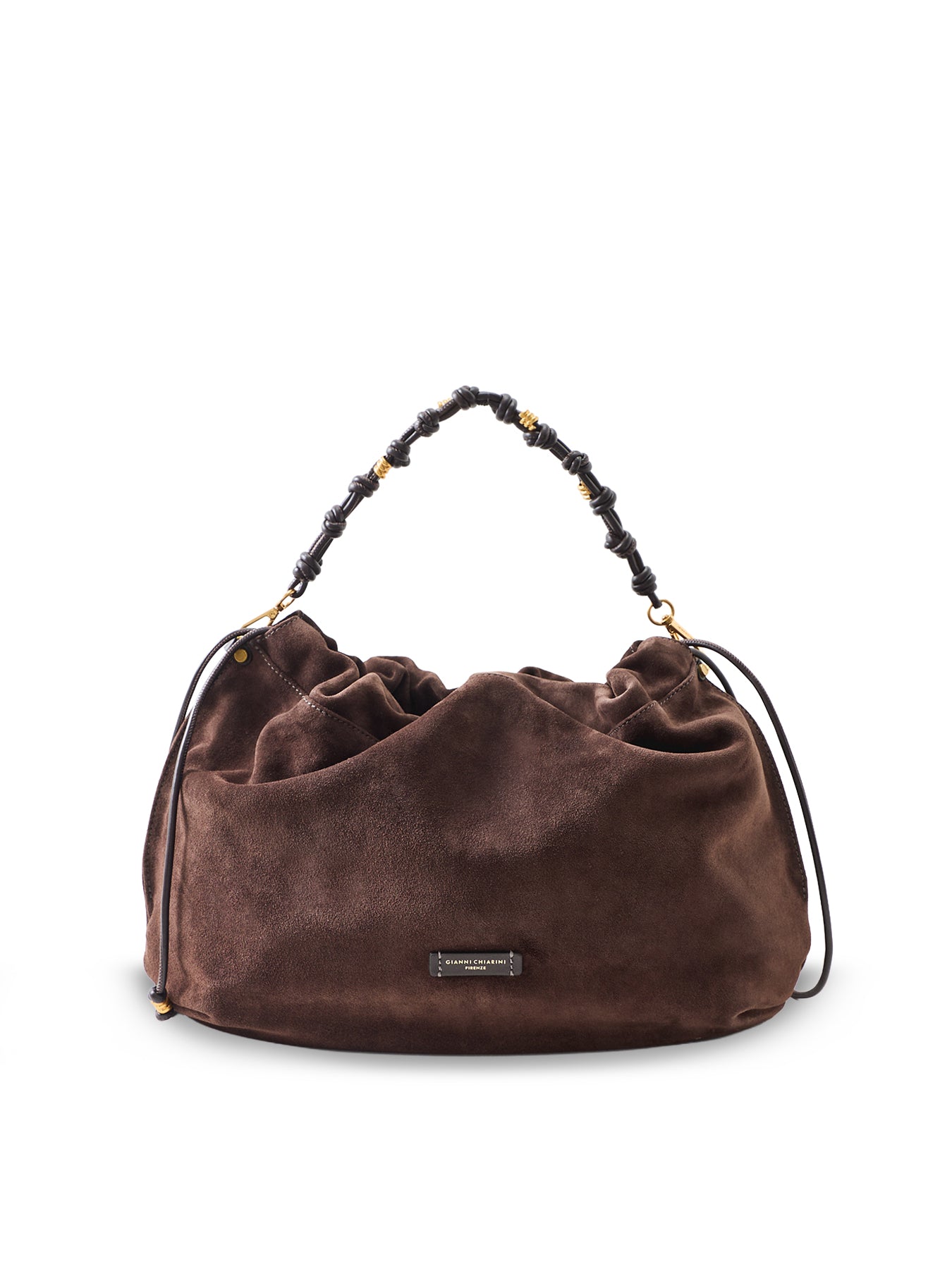 Morgana Suede Tote Bag Brown