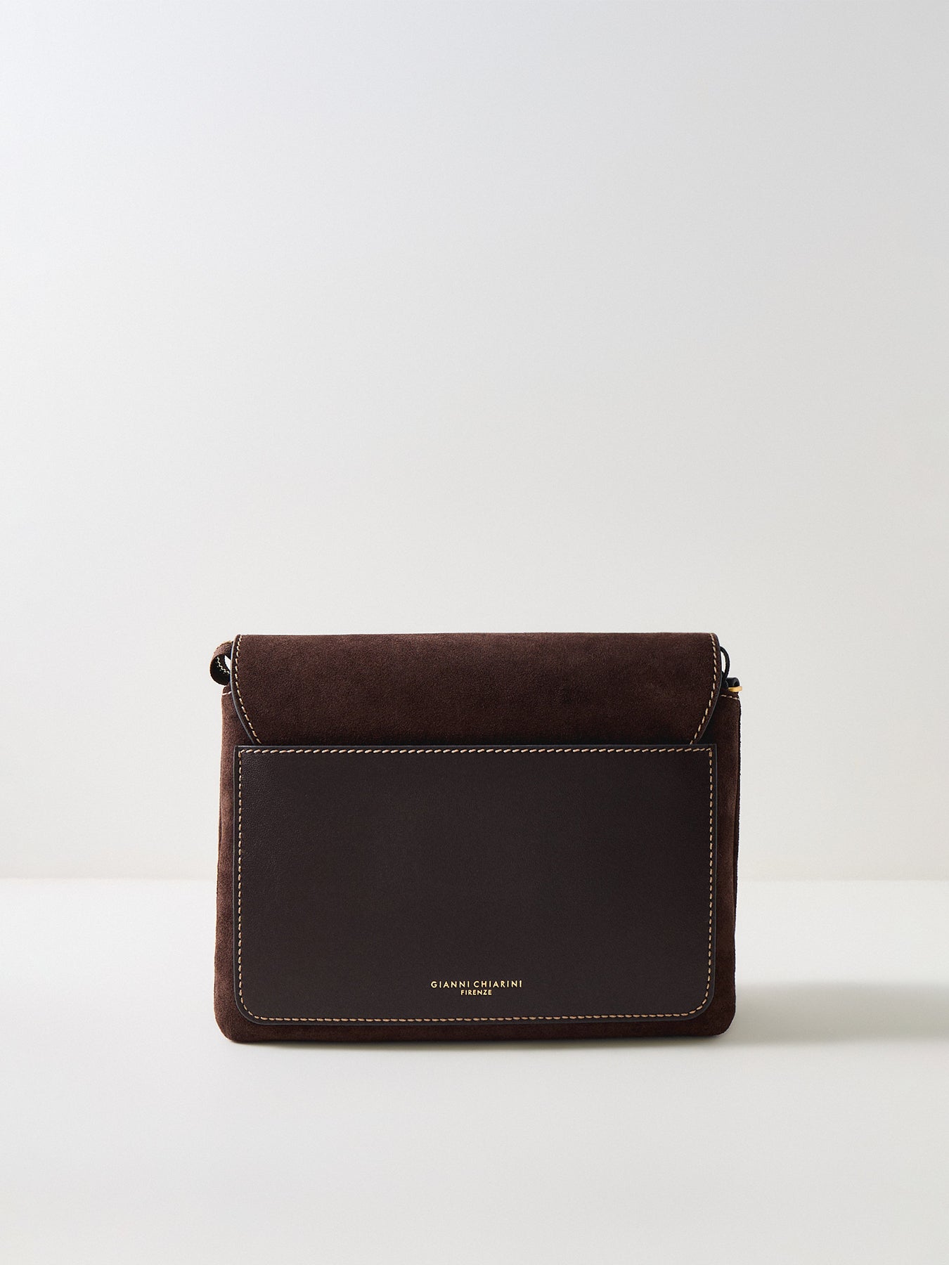 Three Suede Small Crossbody Bag Brown