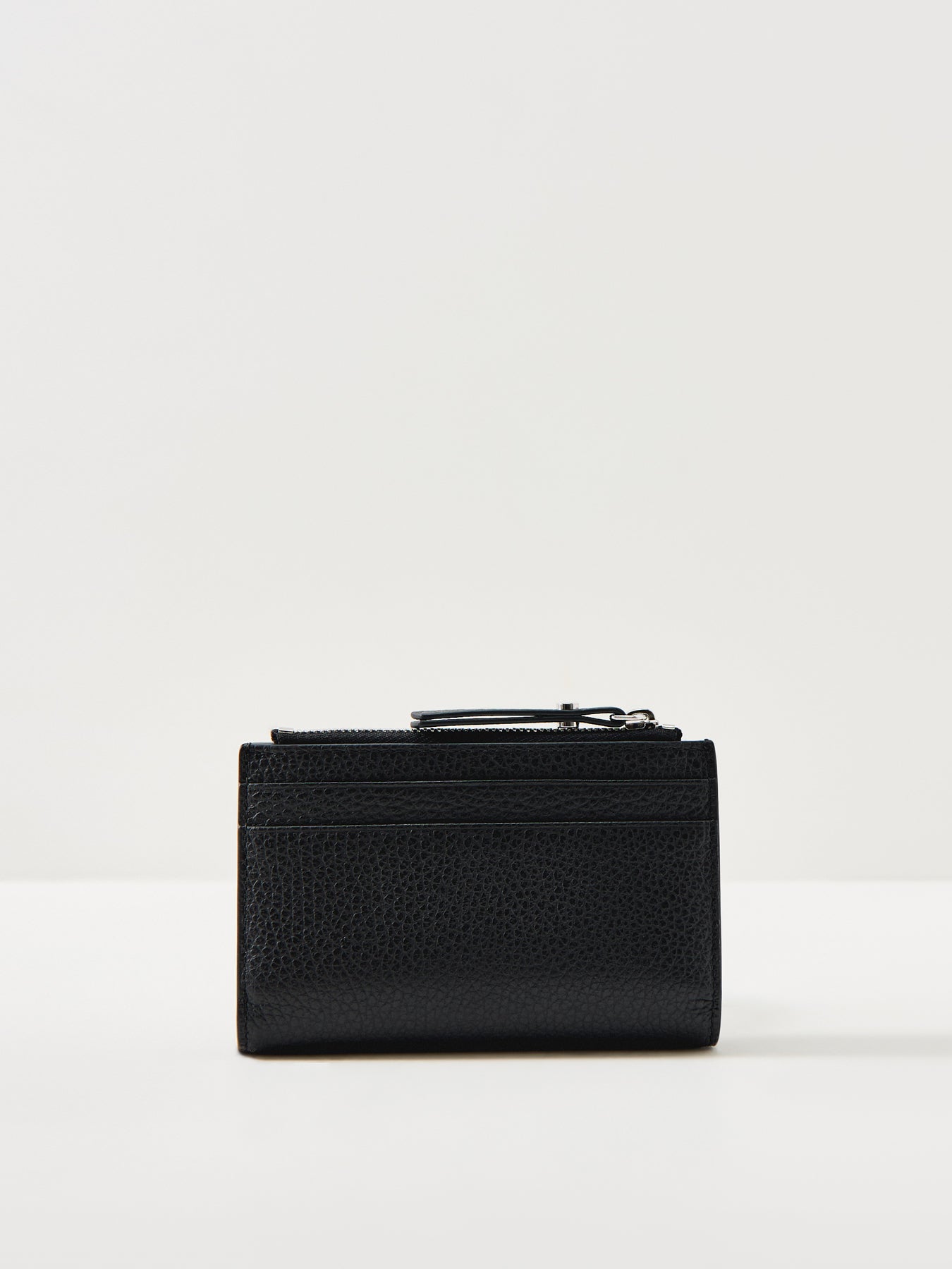 Grana Dollaro Zip Top Wallet Black