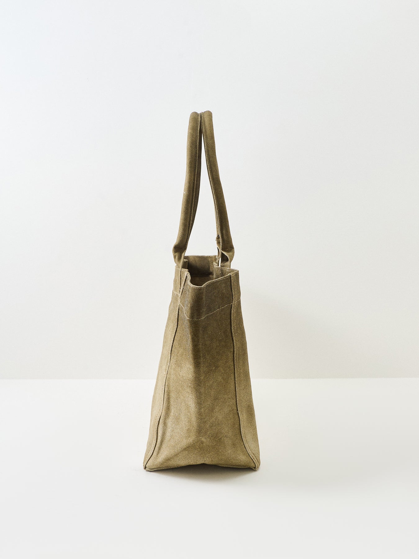 Yenky Zipped Tote Bag Khaki