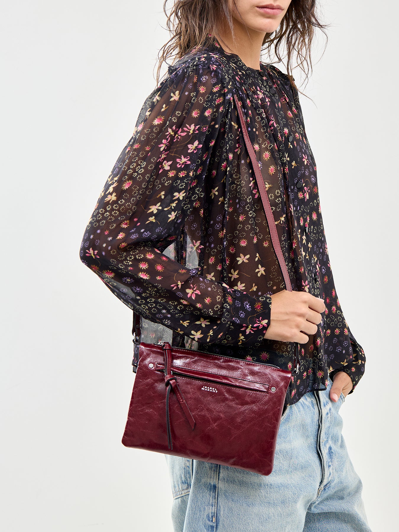 Winna Duo Shoulder Bag Burgundy