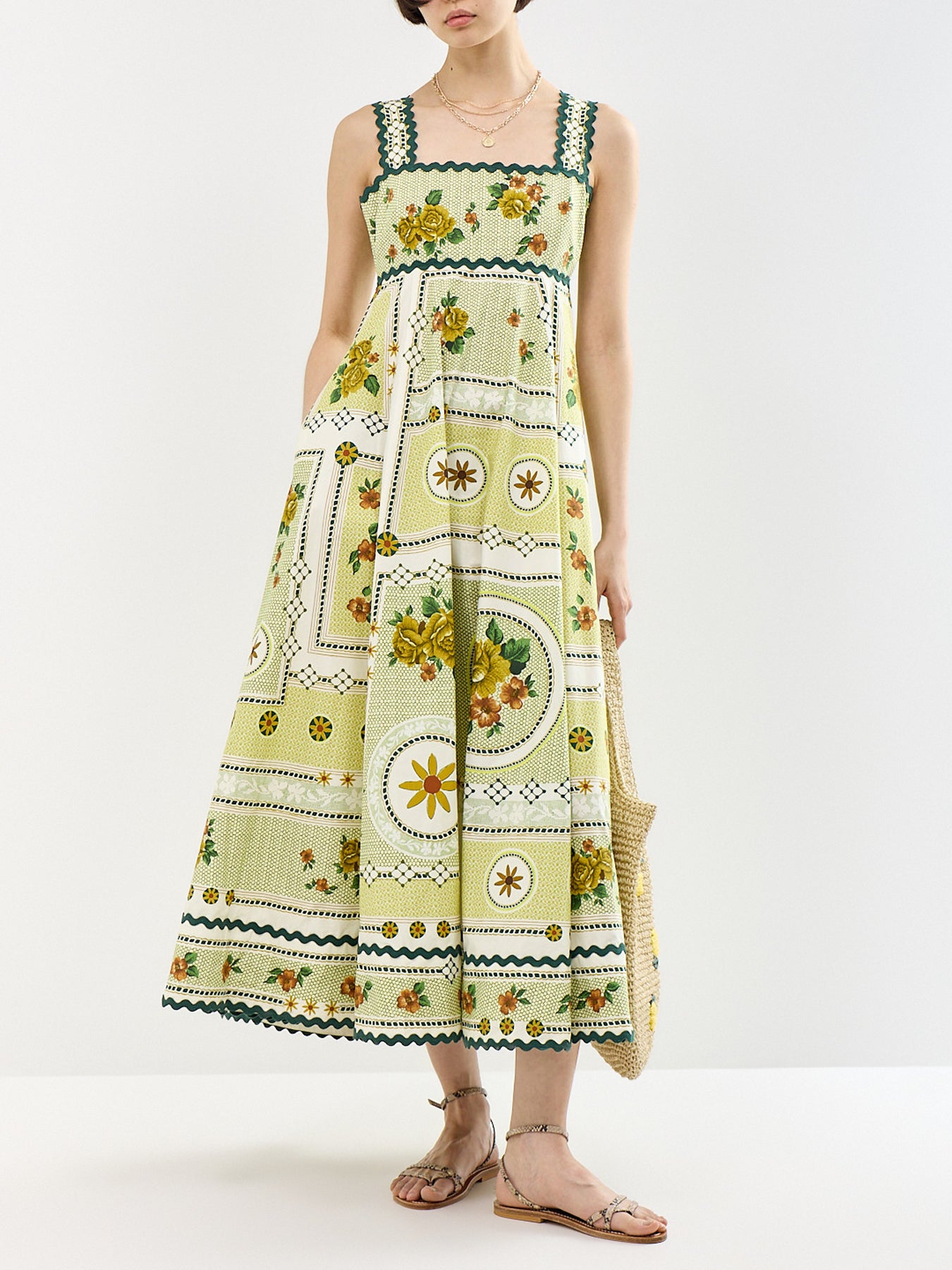 Dixie Summer Dress Green