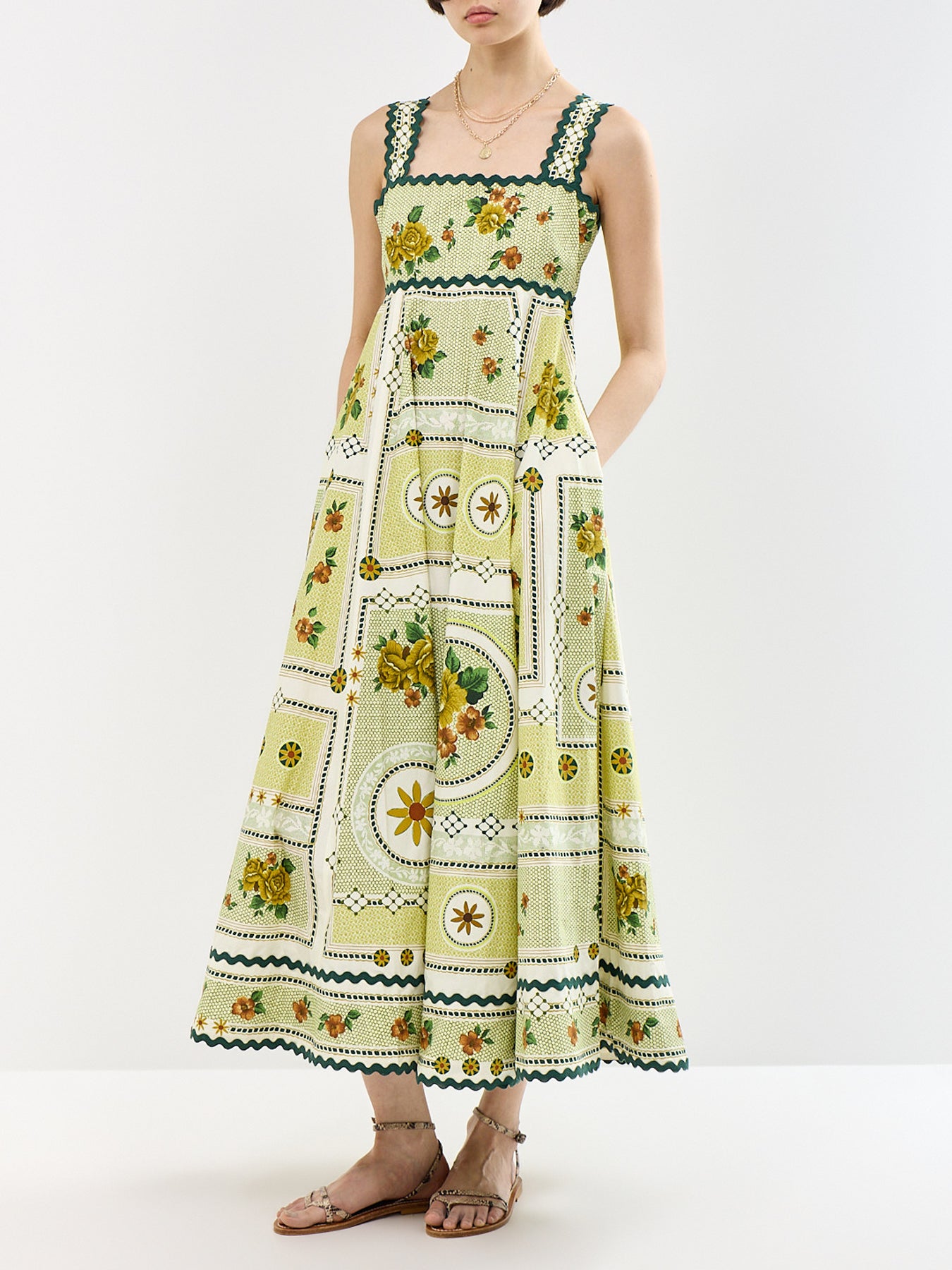 Dixie Summer Dress Green