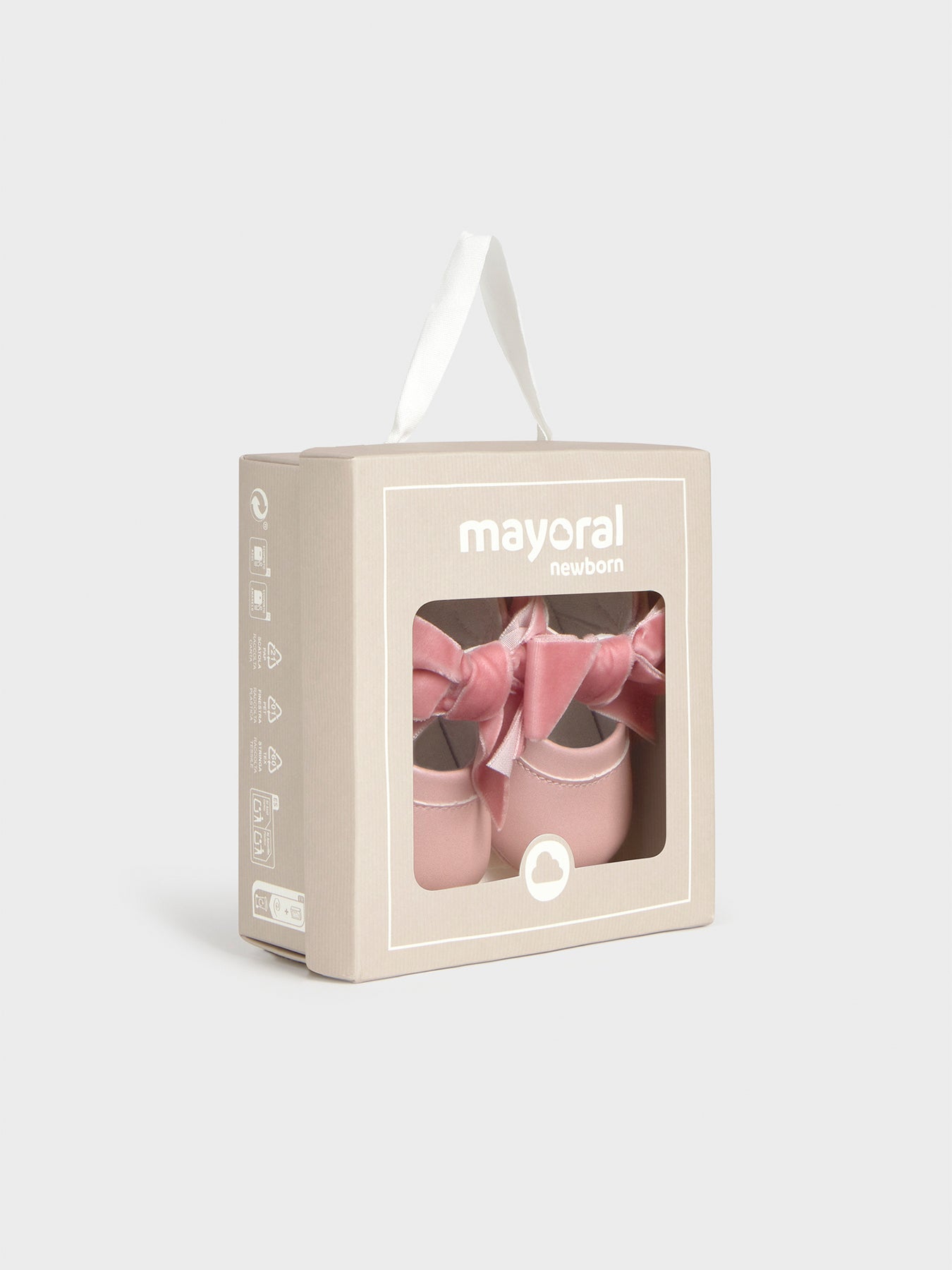 Baby Bow Buckle Shoes Pink