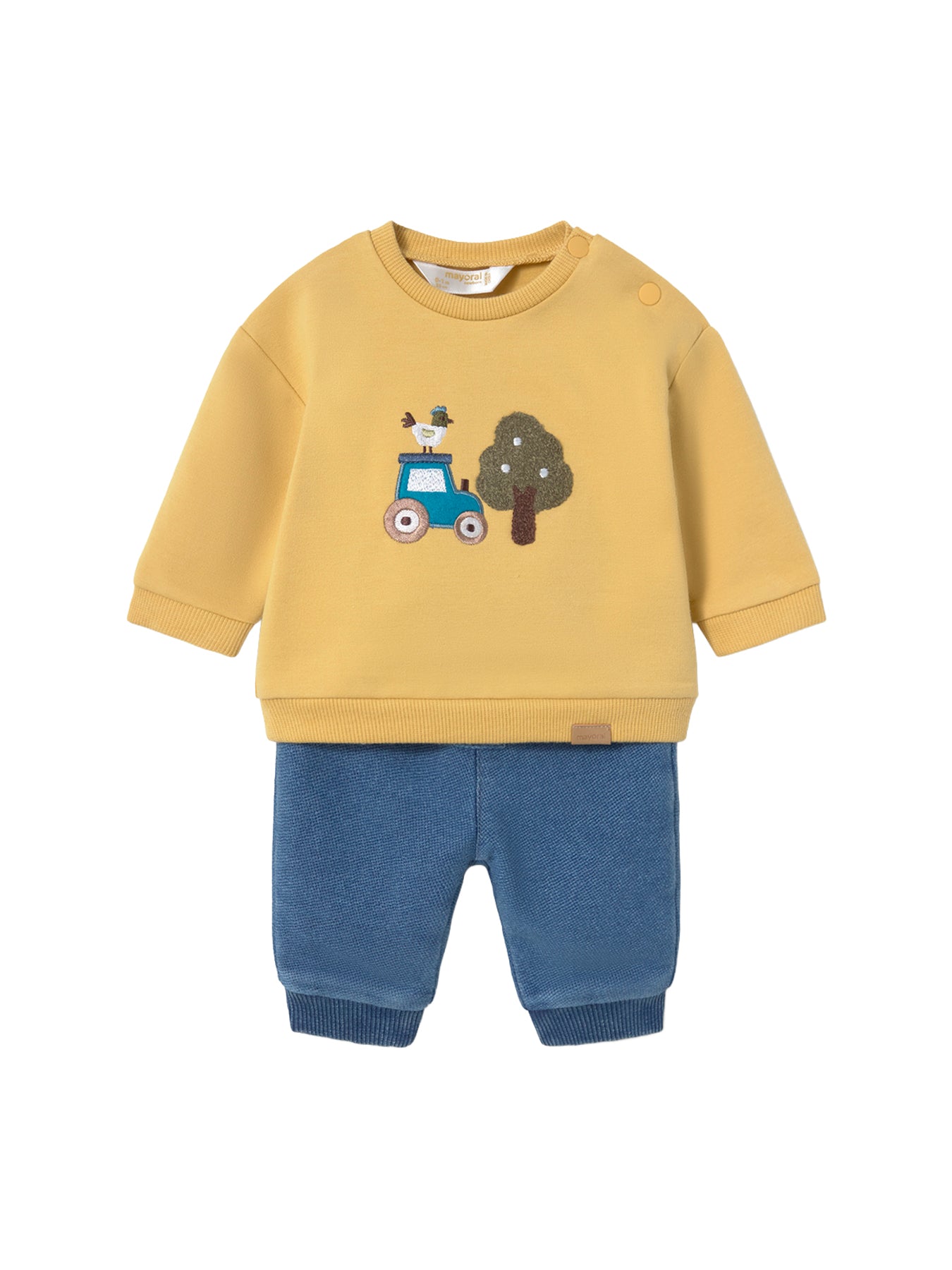 Baby Top and Chino Clothing Set Yellow