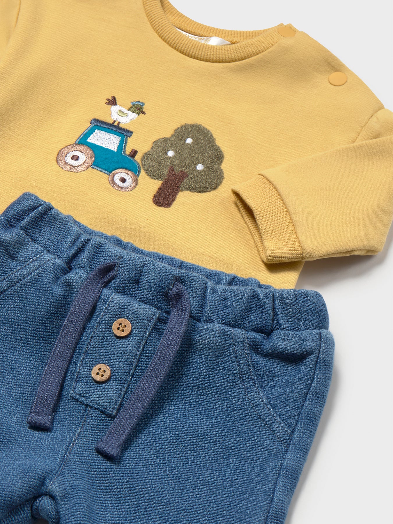 Baby Top and Chino Clothing Set Yellow