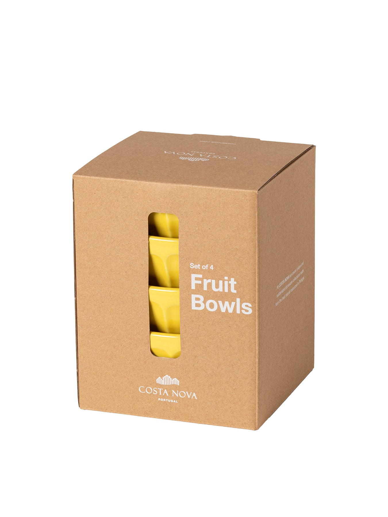 Latte Bowls Set of 4 13cm Chamomile Yellow