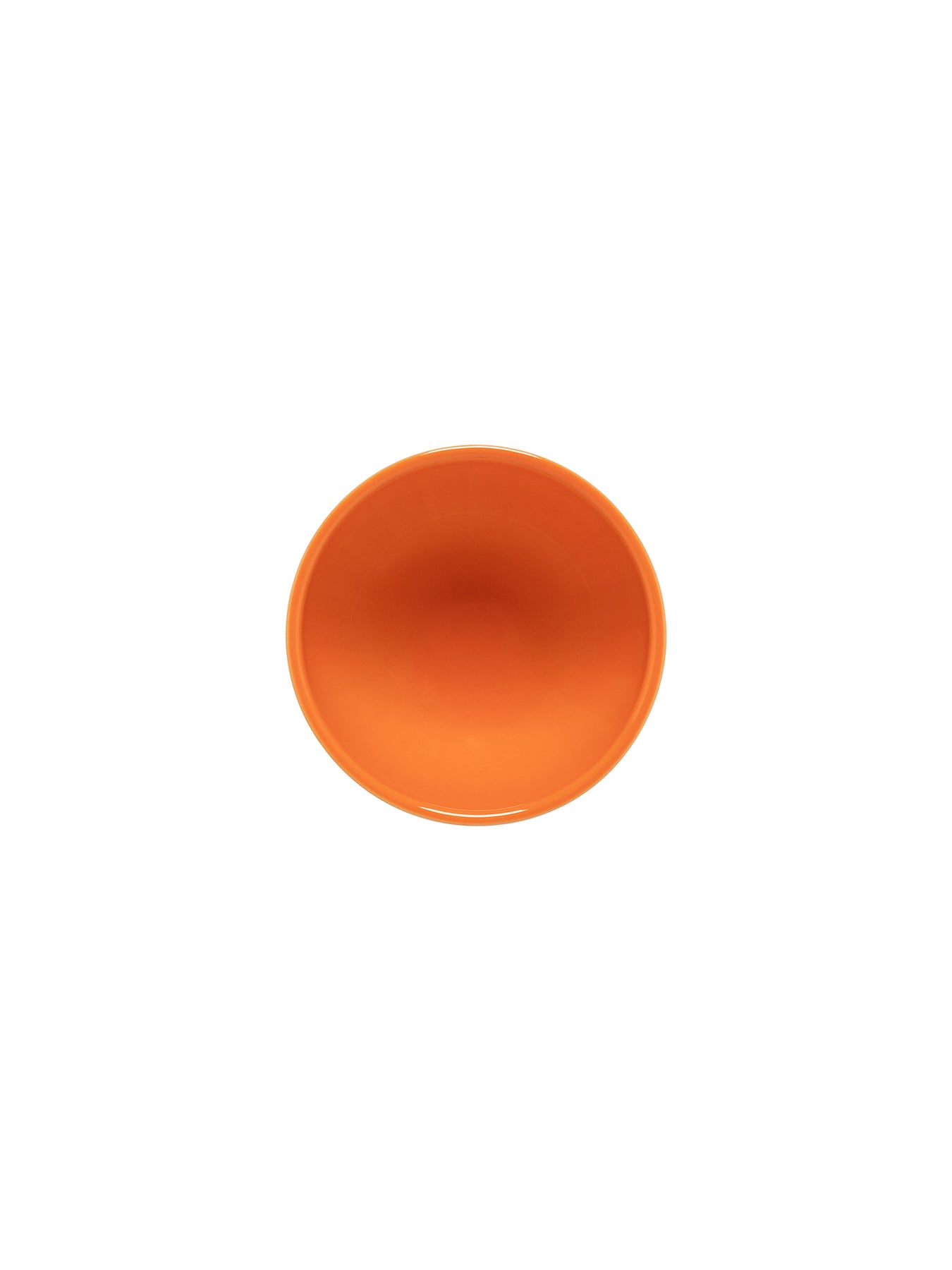 Latte Bowls Set of 4 13cm Tangerine Orange