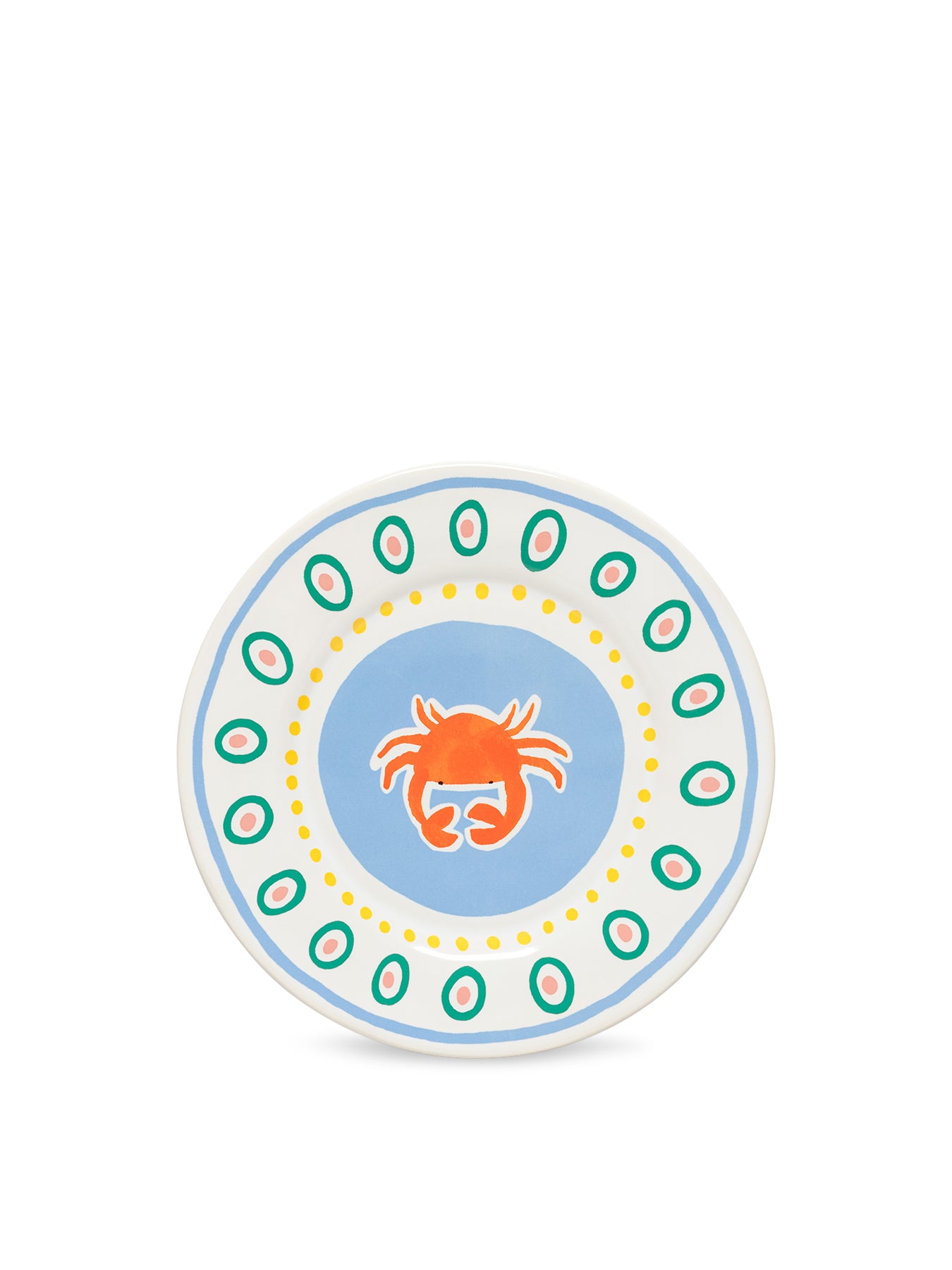 Summer Bliss Crab Salad Dessert Plate 22cm Multi