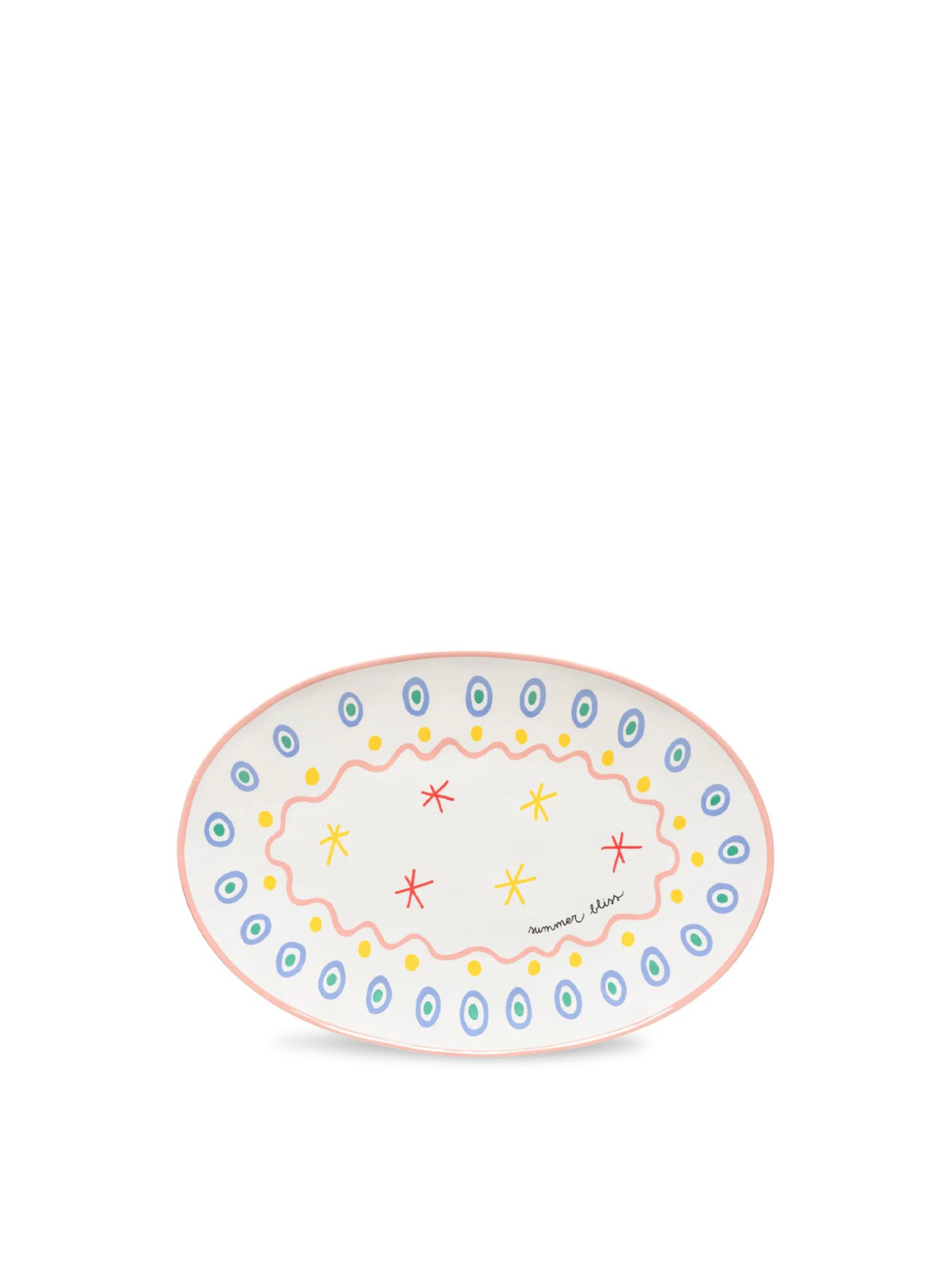 Summer Bliss Oval Platter 45cm Multi