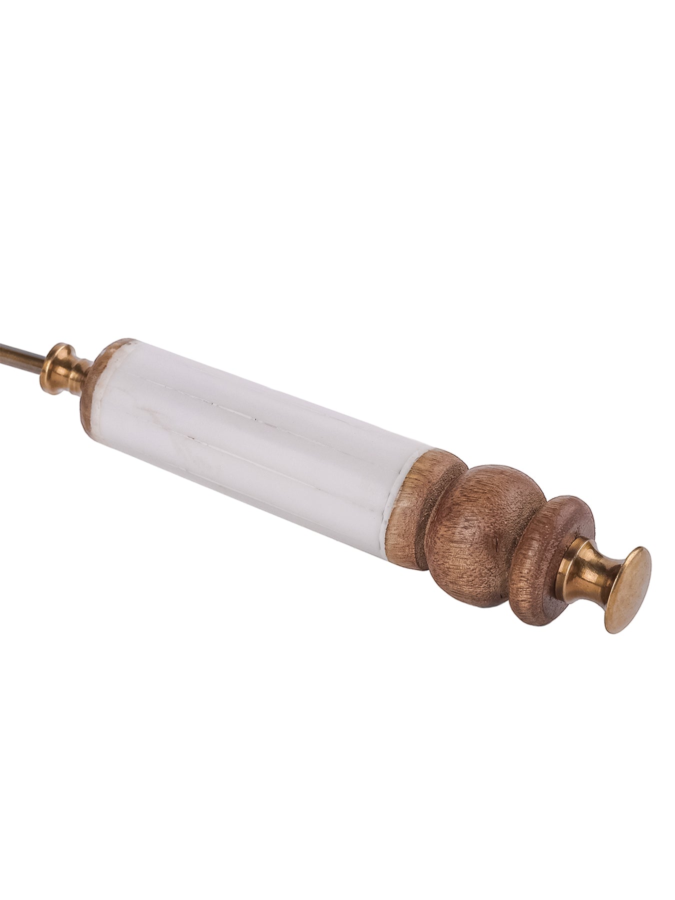 Antique Brass Candle Snuffer Brown
