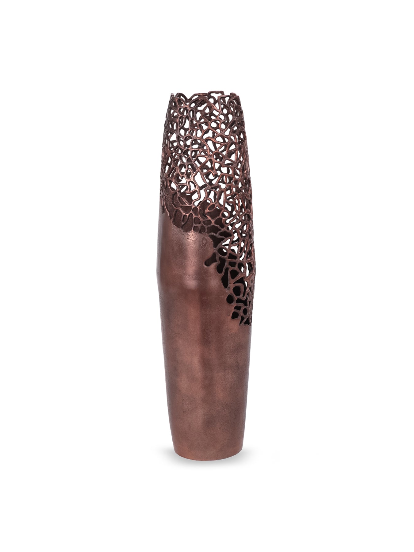 Apo Coral Raw Bronze Small Vase Bronze