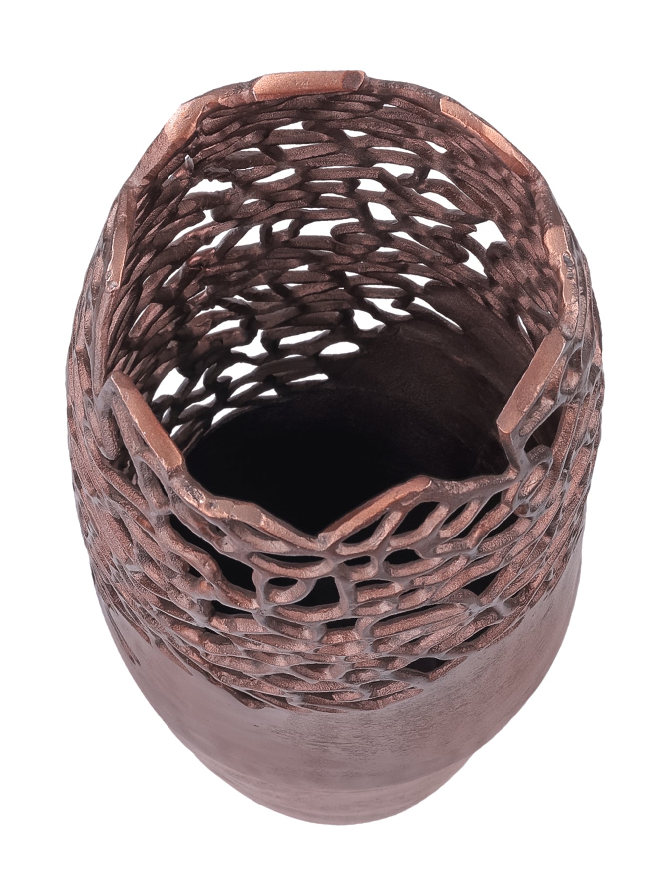 Apo Coral Raw Bronze Small Vase Bronze