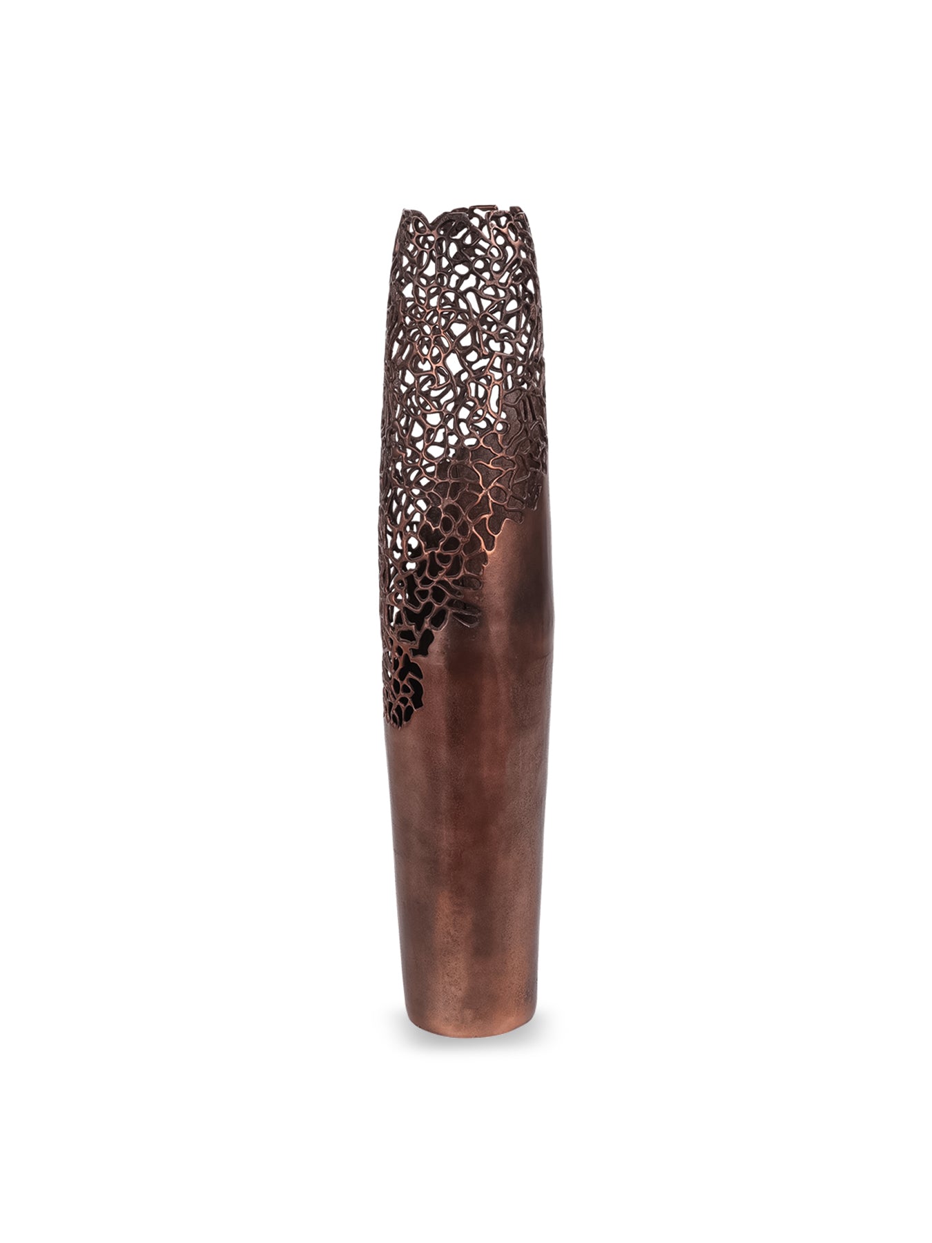 Apo Coral Raw Bronze Large Vase Bronze