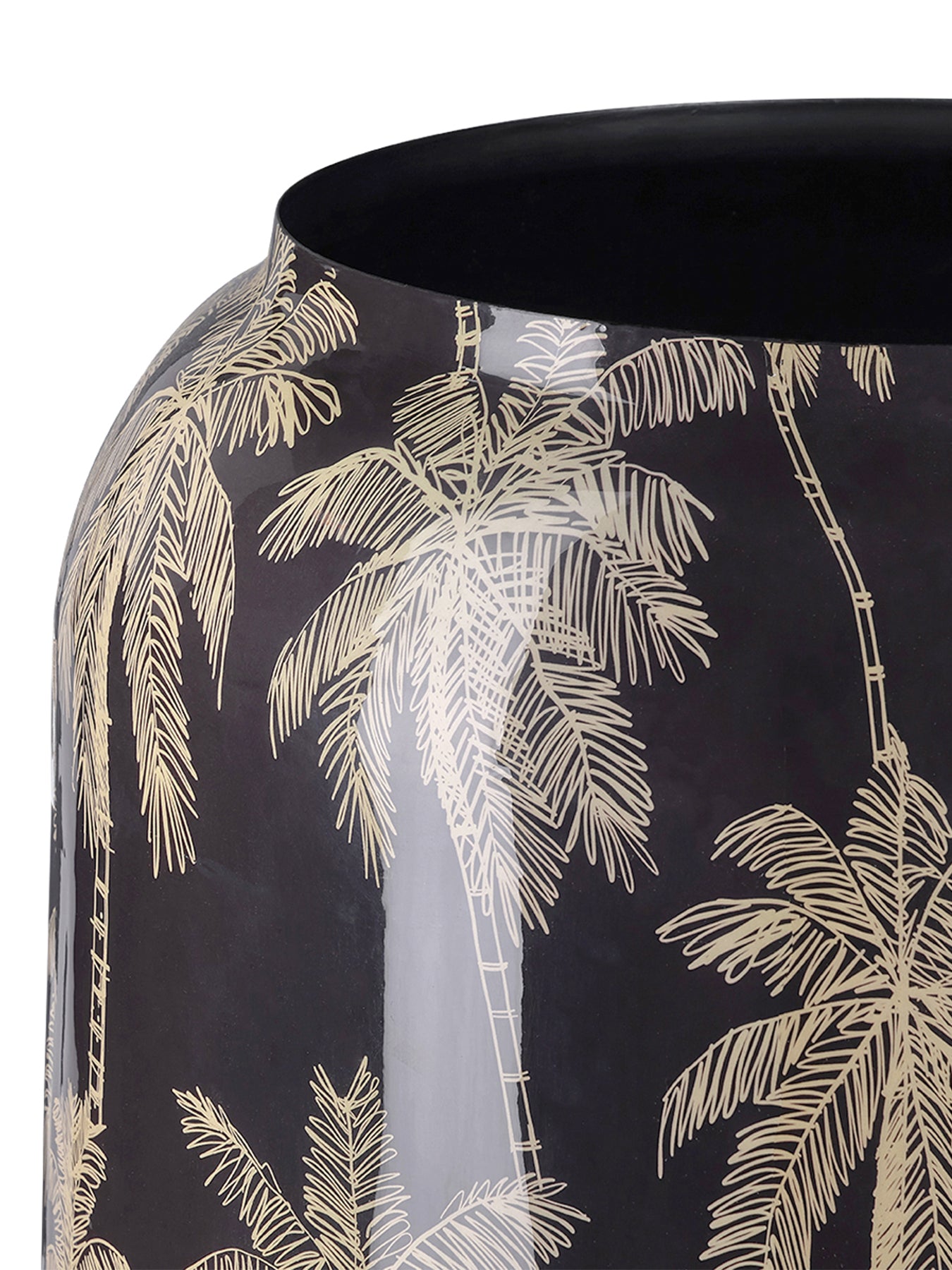 Palm Vase Large Black