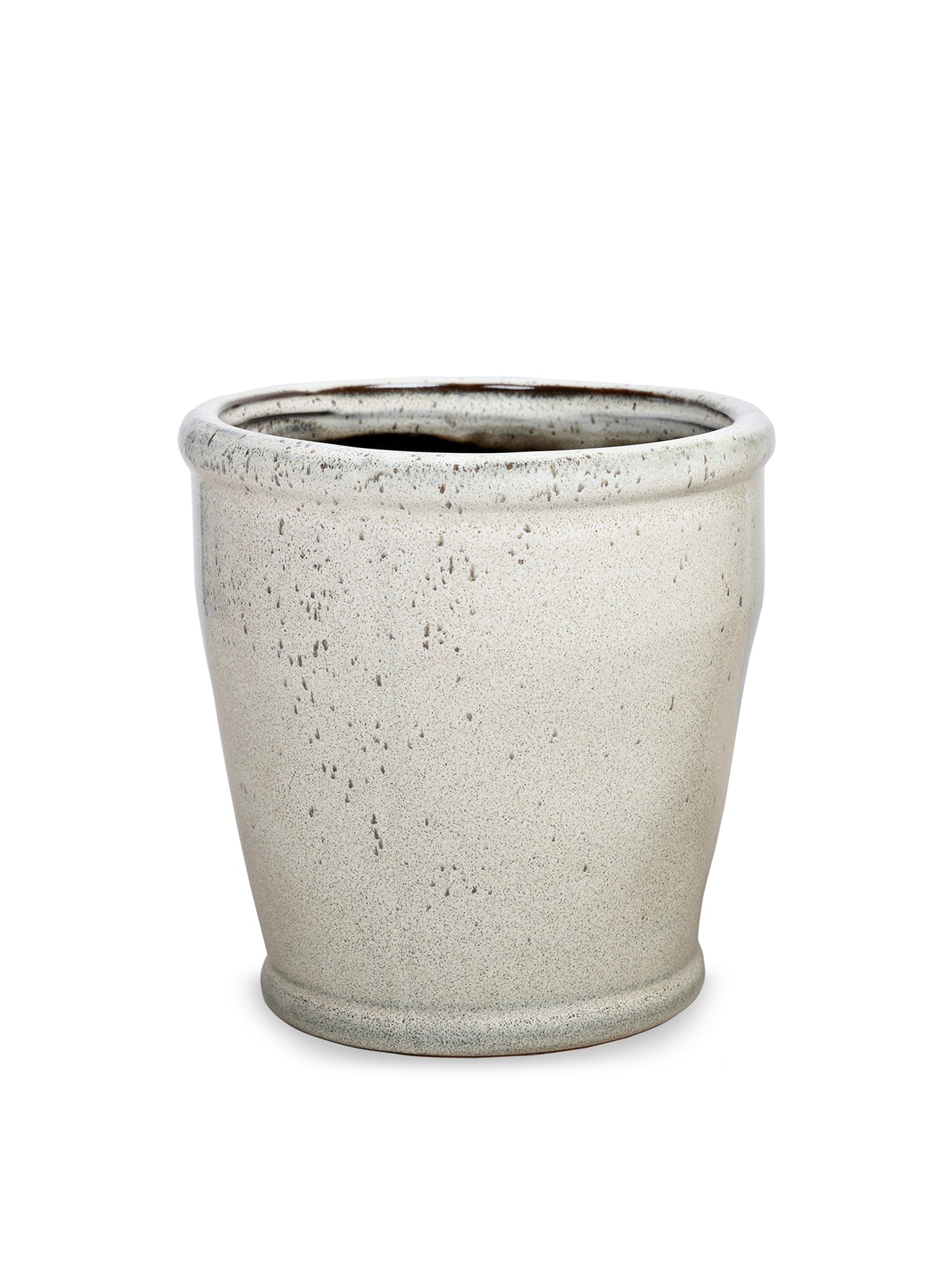 Malmo Glazed Planter White