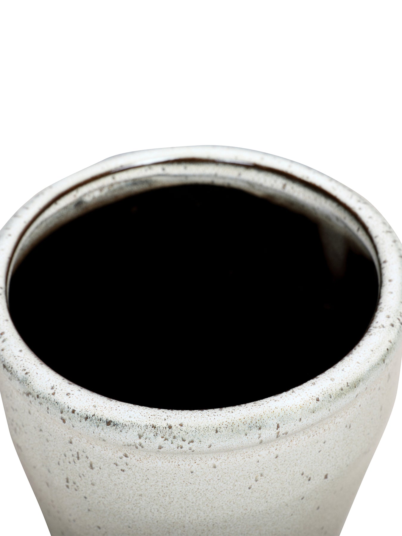 Malmo Glazed Planter White