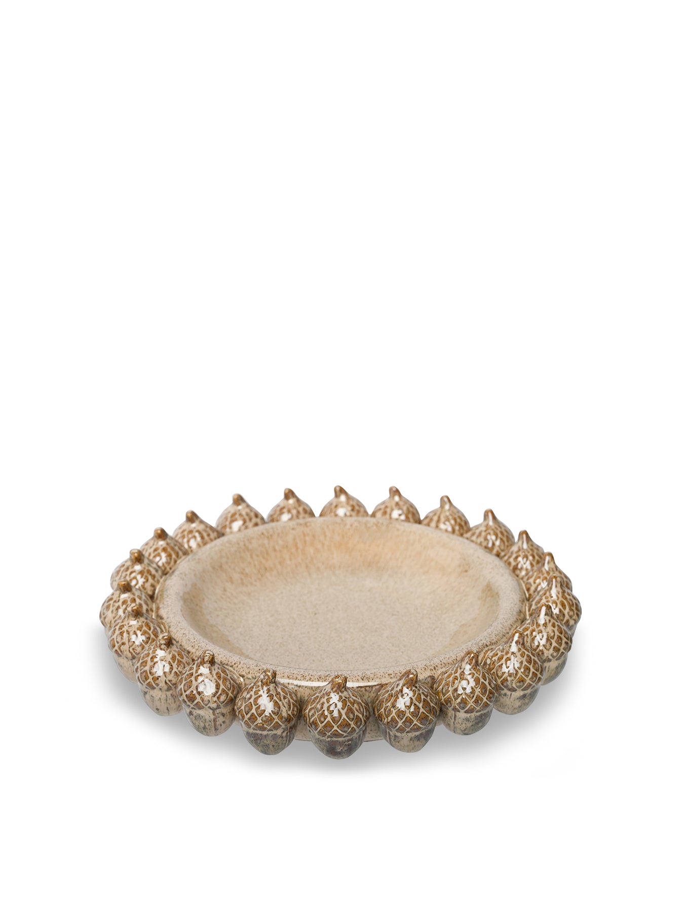 Acorn Cluster Platter Beige