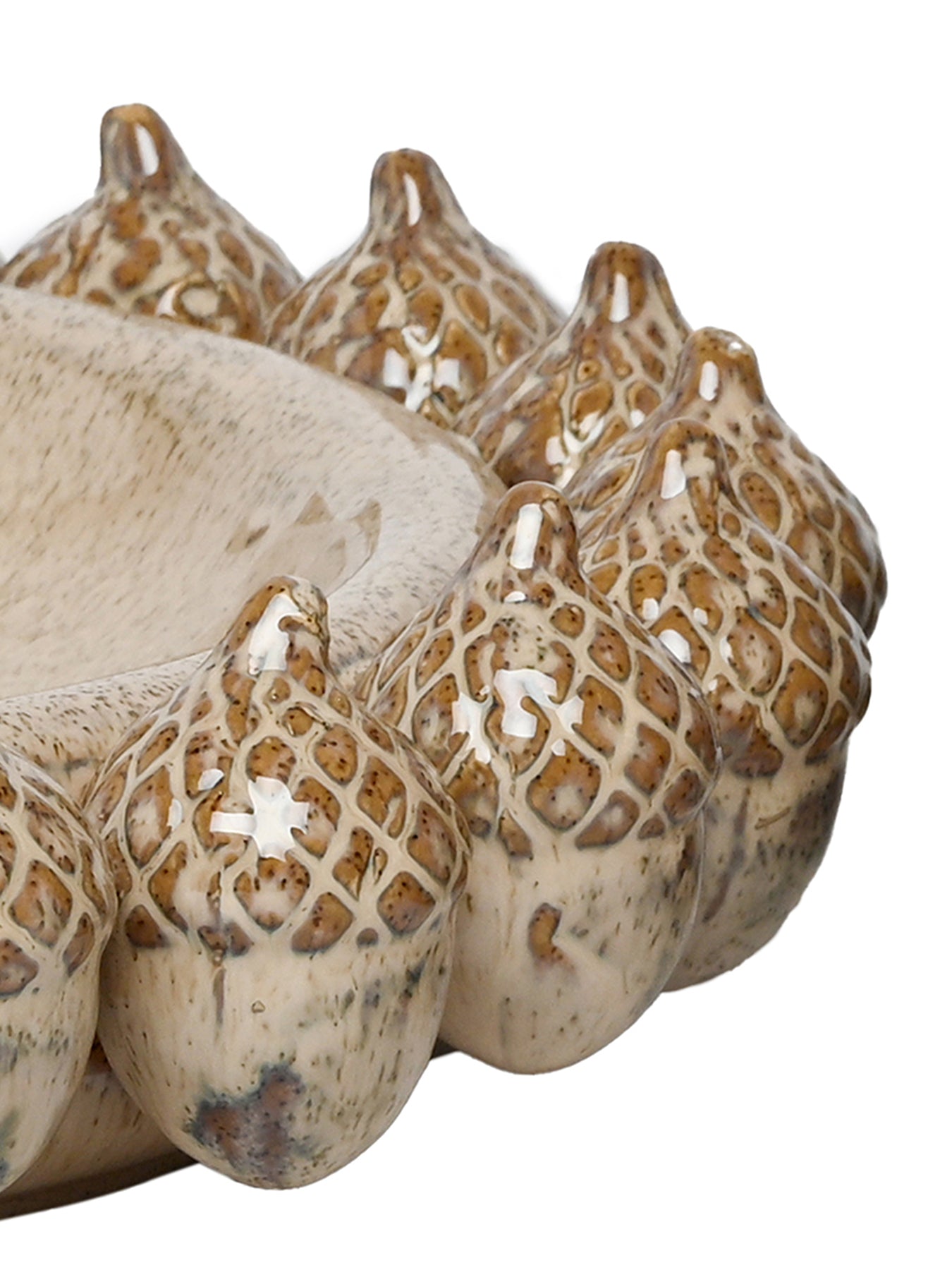 Acorn Cluster Platter Beige