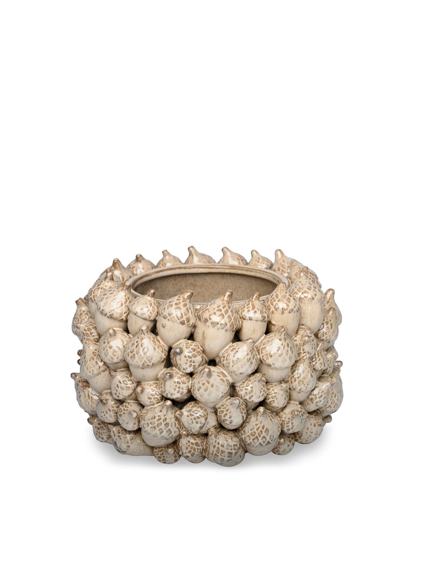 Acorn Cluster Planter Cream