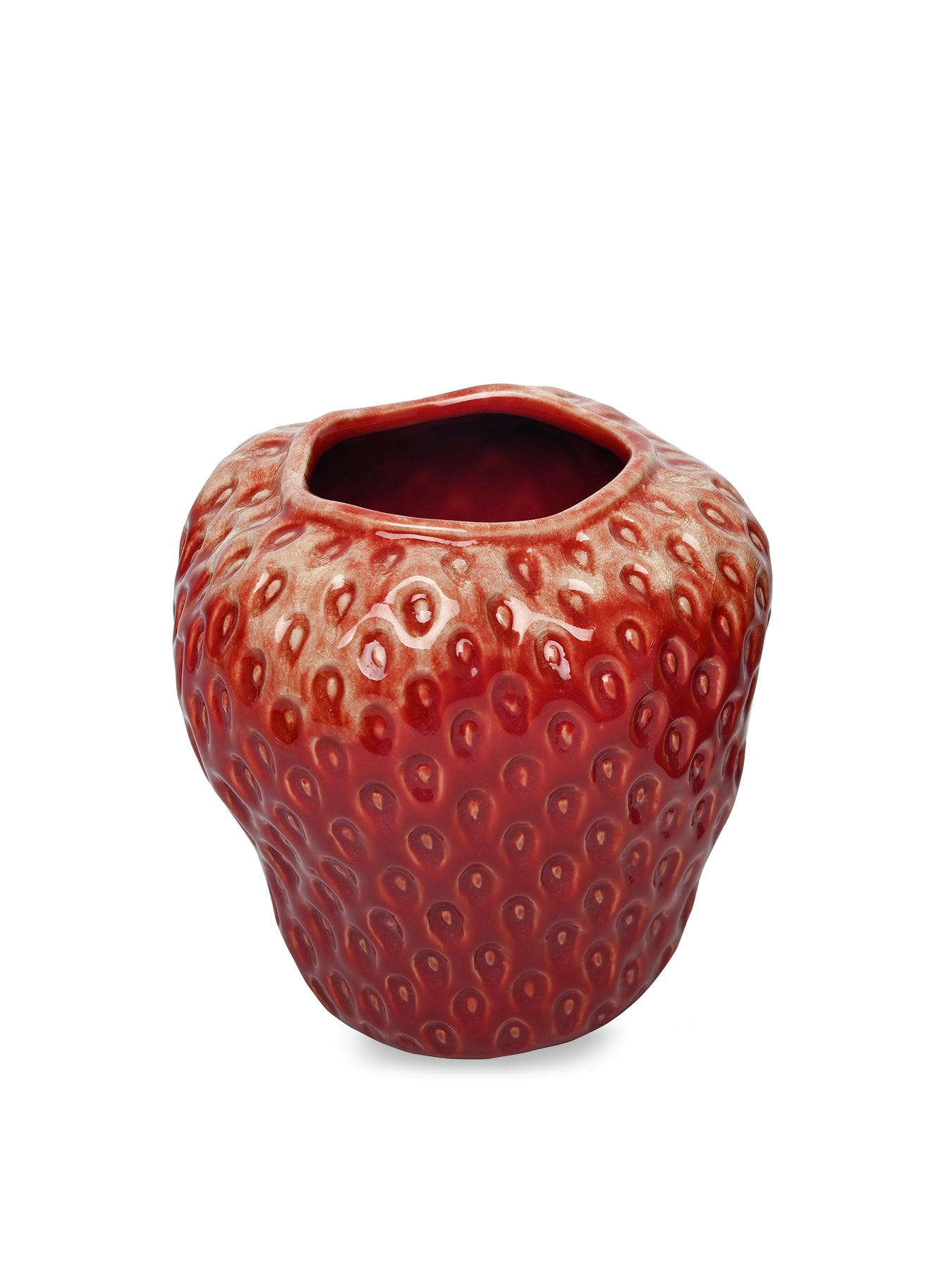 Berry Glaze Vase Medium Red