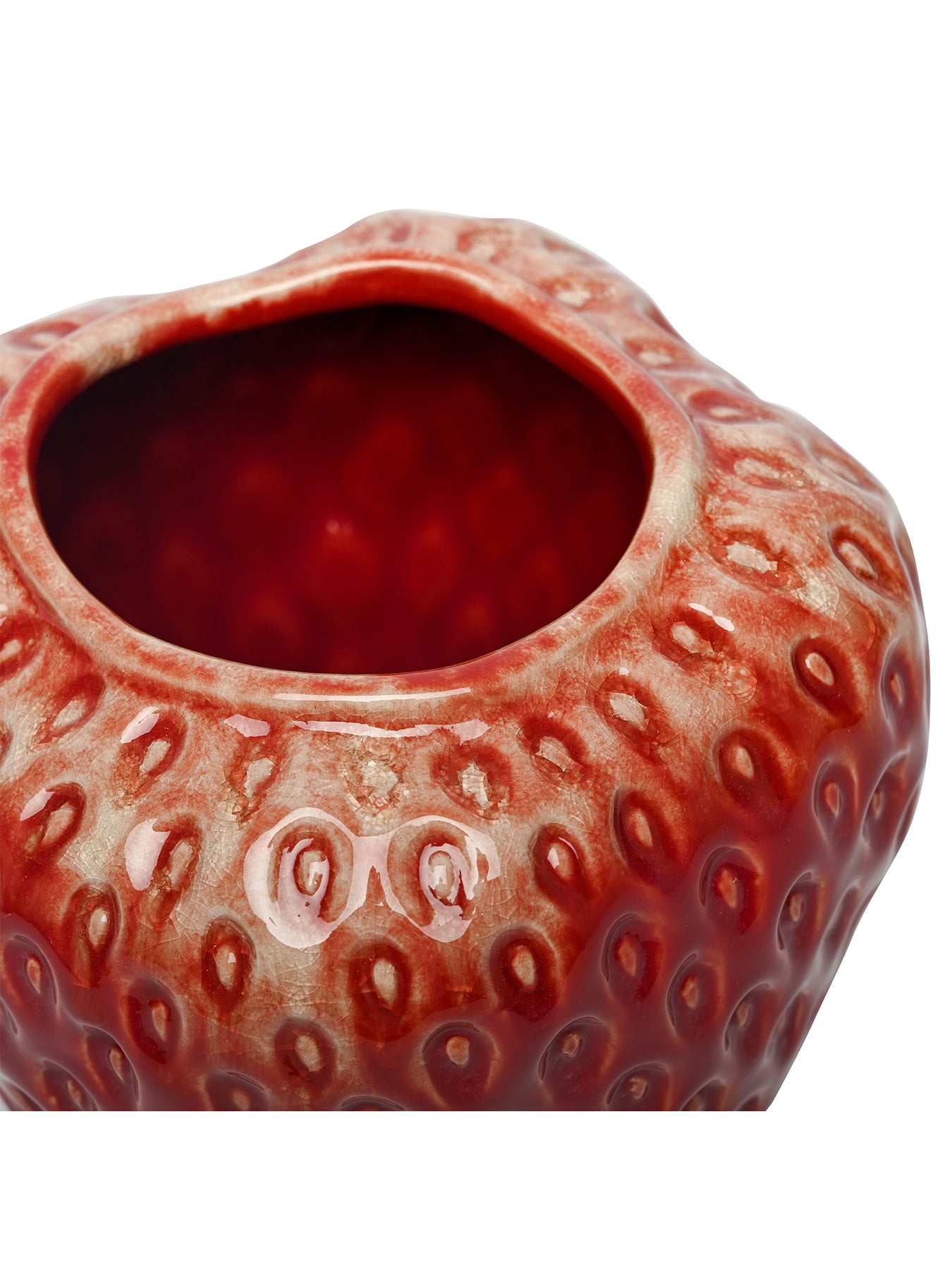 Berry Glaze Vase Medium Red