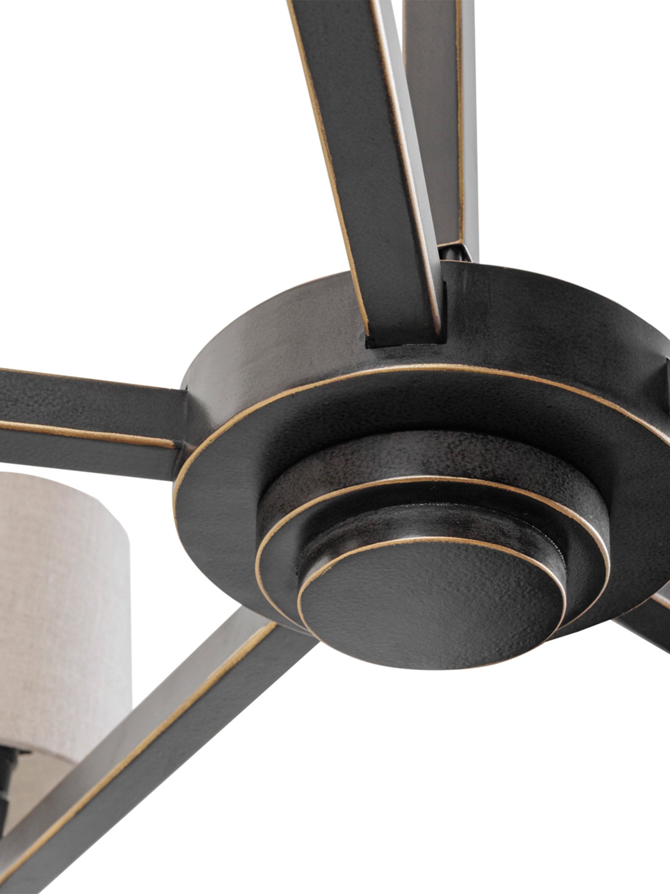 Stella Five Light Pendant With Shades Brown