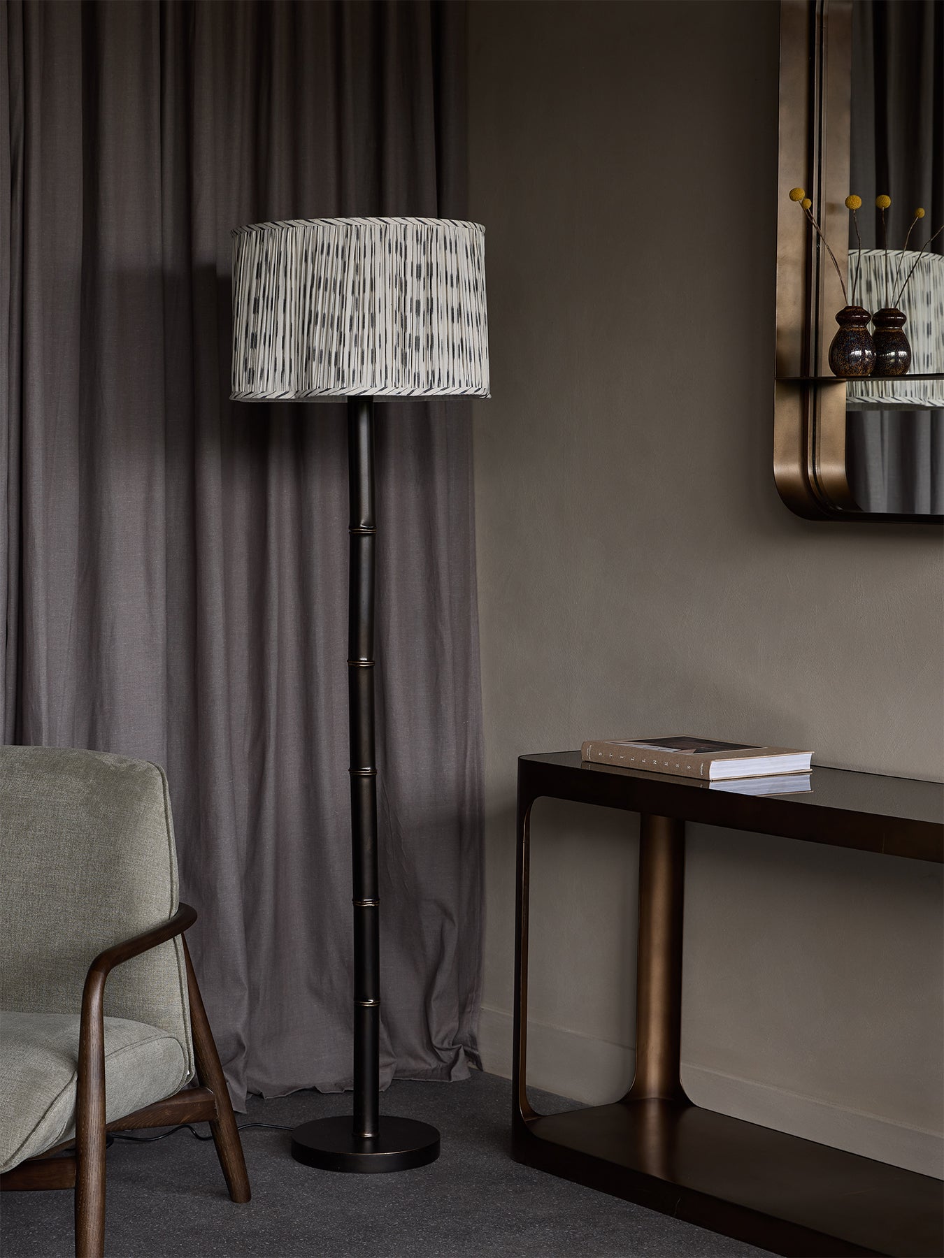 Lexi Floor Lamp Brown