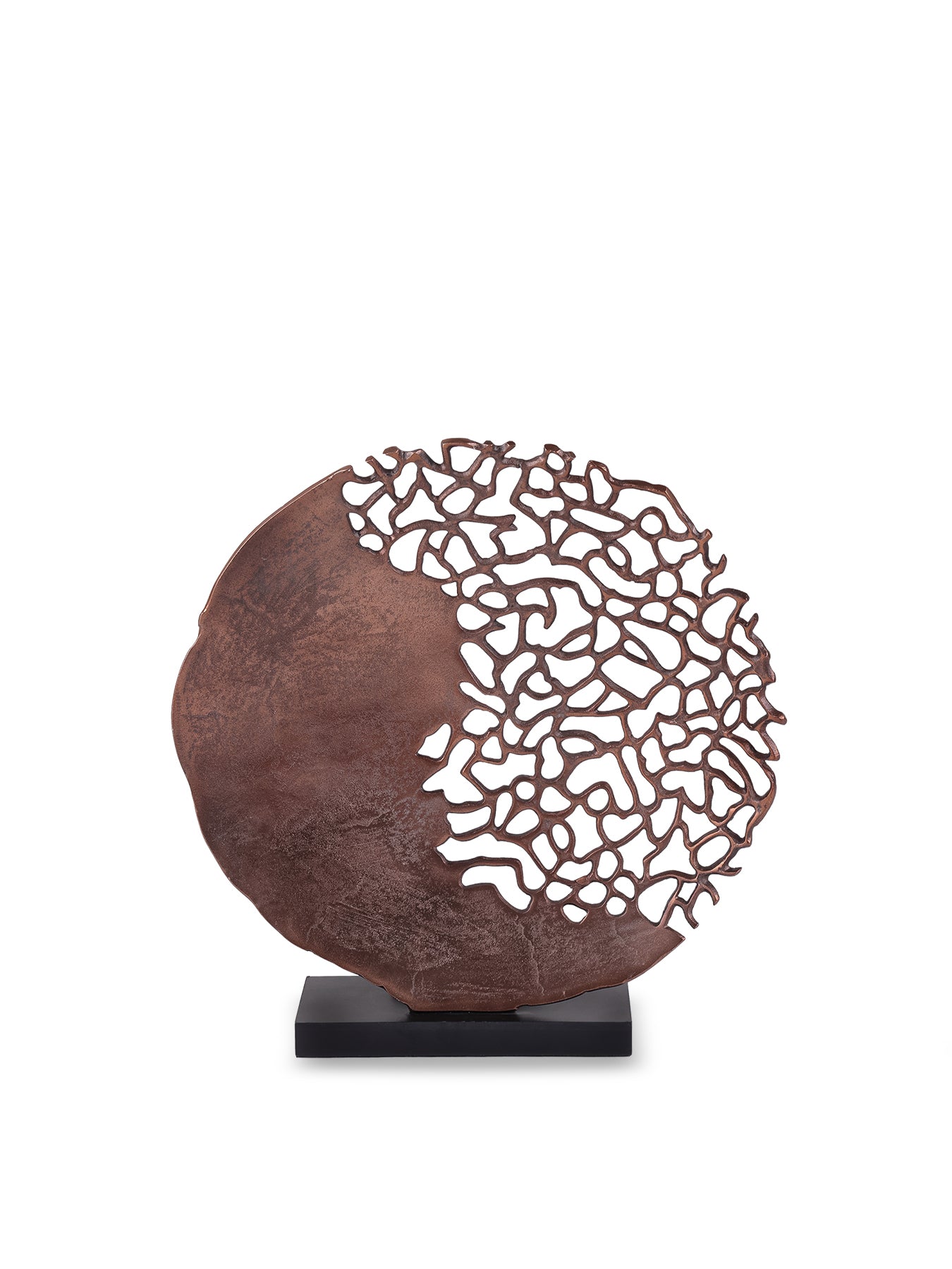 Apo Coral Raw Bronze Sculpture Brown