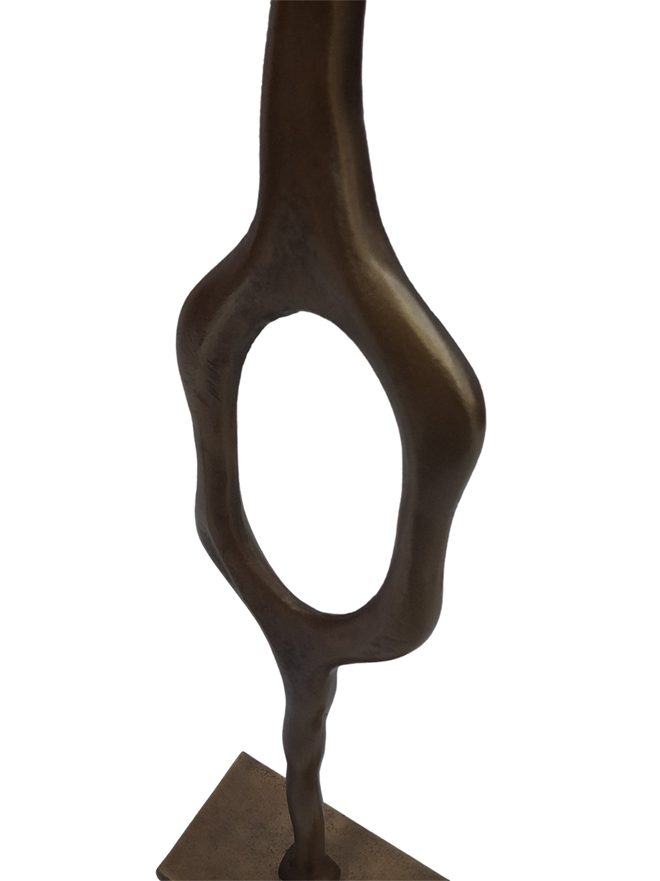 Woodbridge Aluminium Abstract Sculpture Small Antique Brass