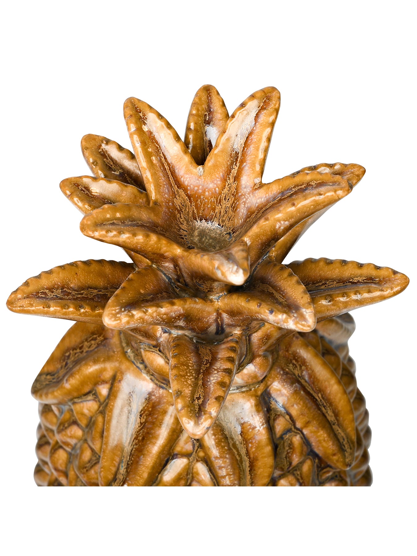 Tropics Reactive Glaze Pineapple Beige
