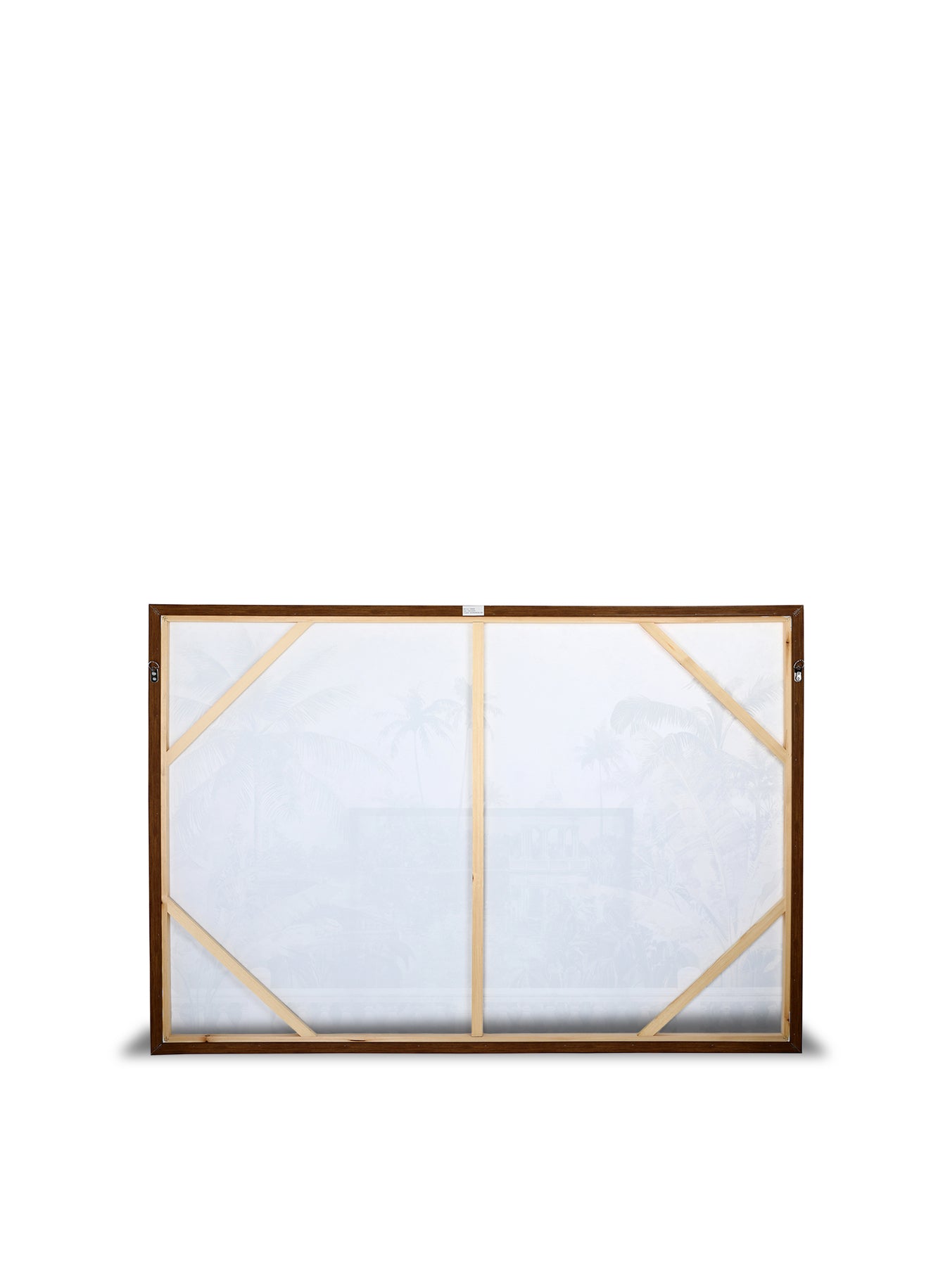 Vintage Lake Framed Canvas Wall Art 100x140cm Multi
