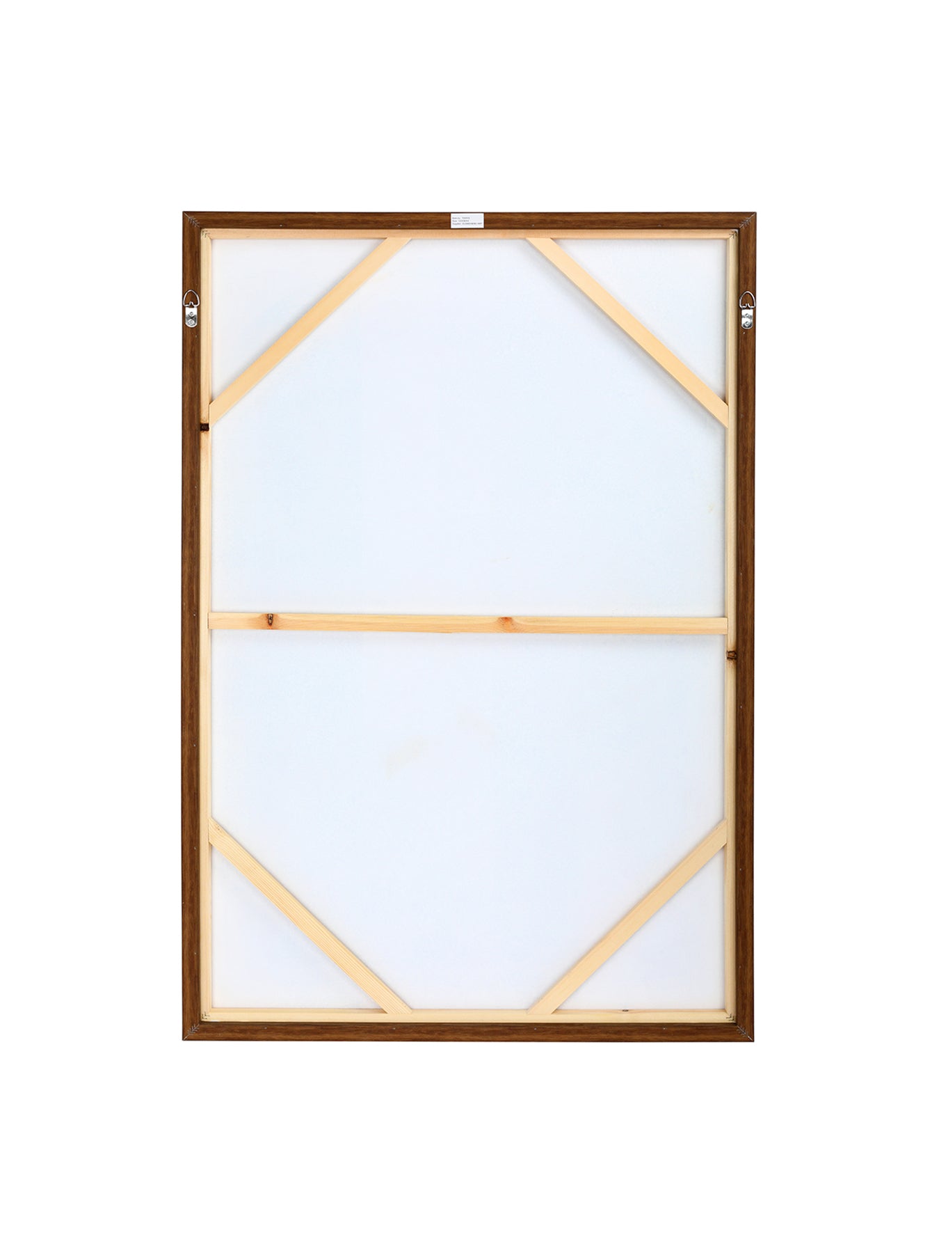 Forma Textured Framed Canvas Wall Art 80 x 120cm Brown