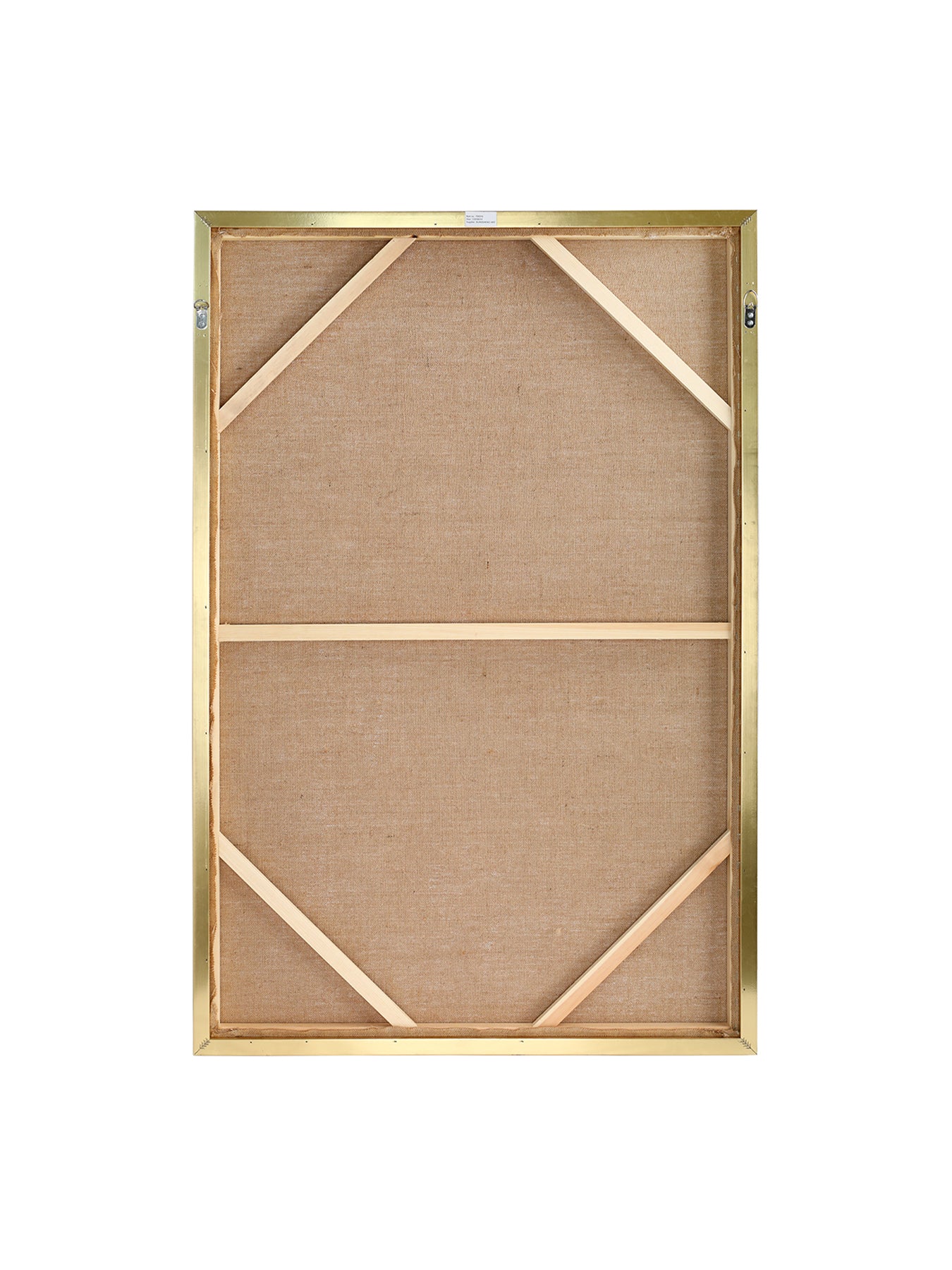 Golden Dusk Textured Framed Canvas Wall Art 80 x 120cm Cream