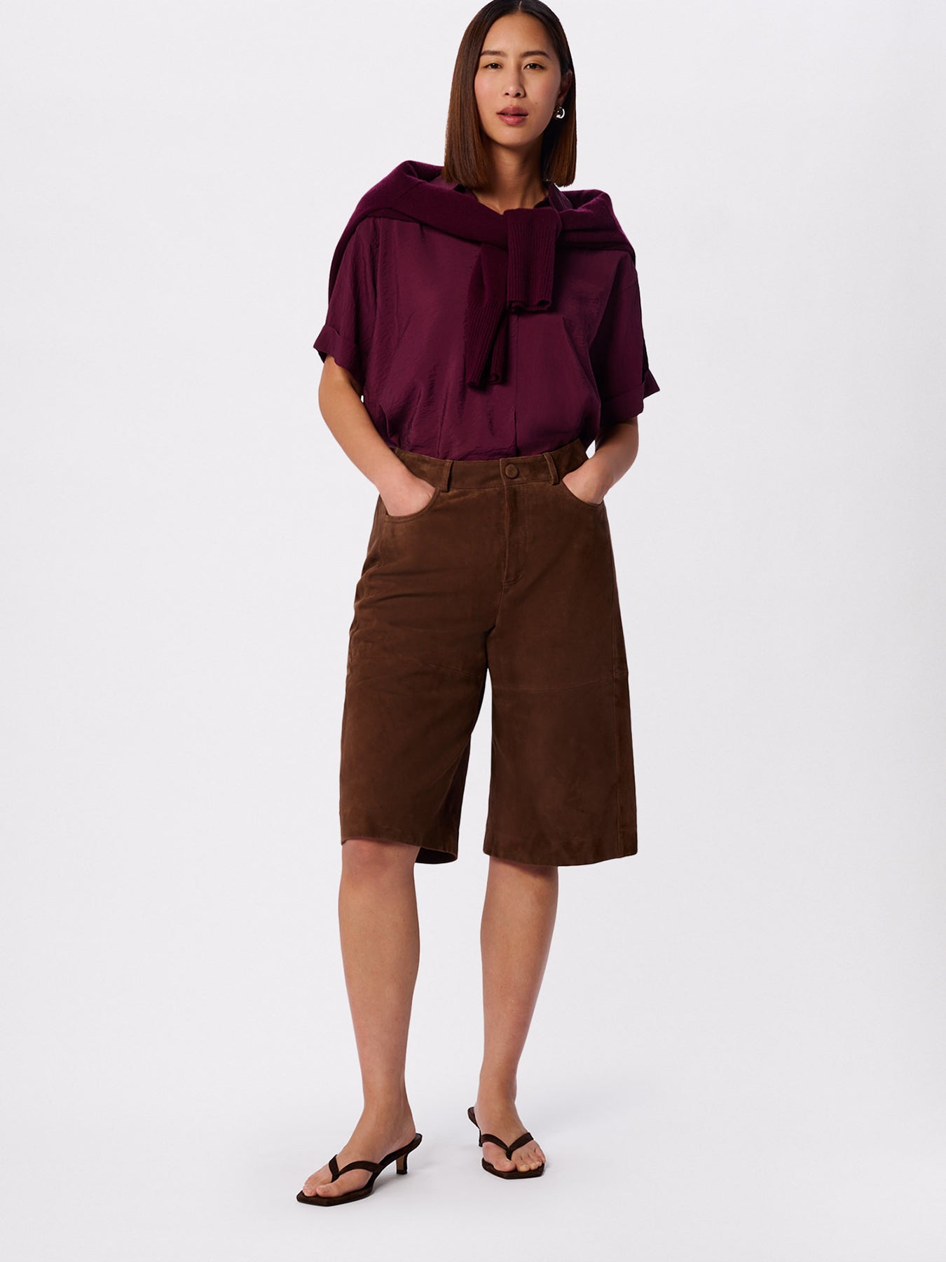 Sasha Relaxed Shirt Brown