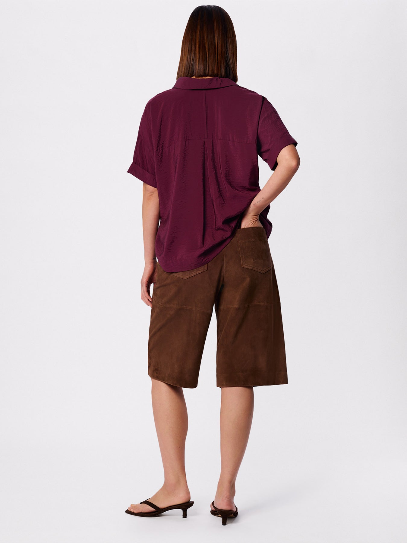 Sasha Relaxed Shirt Brown
