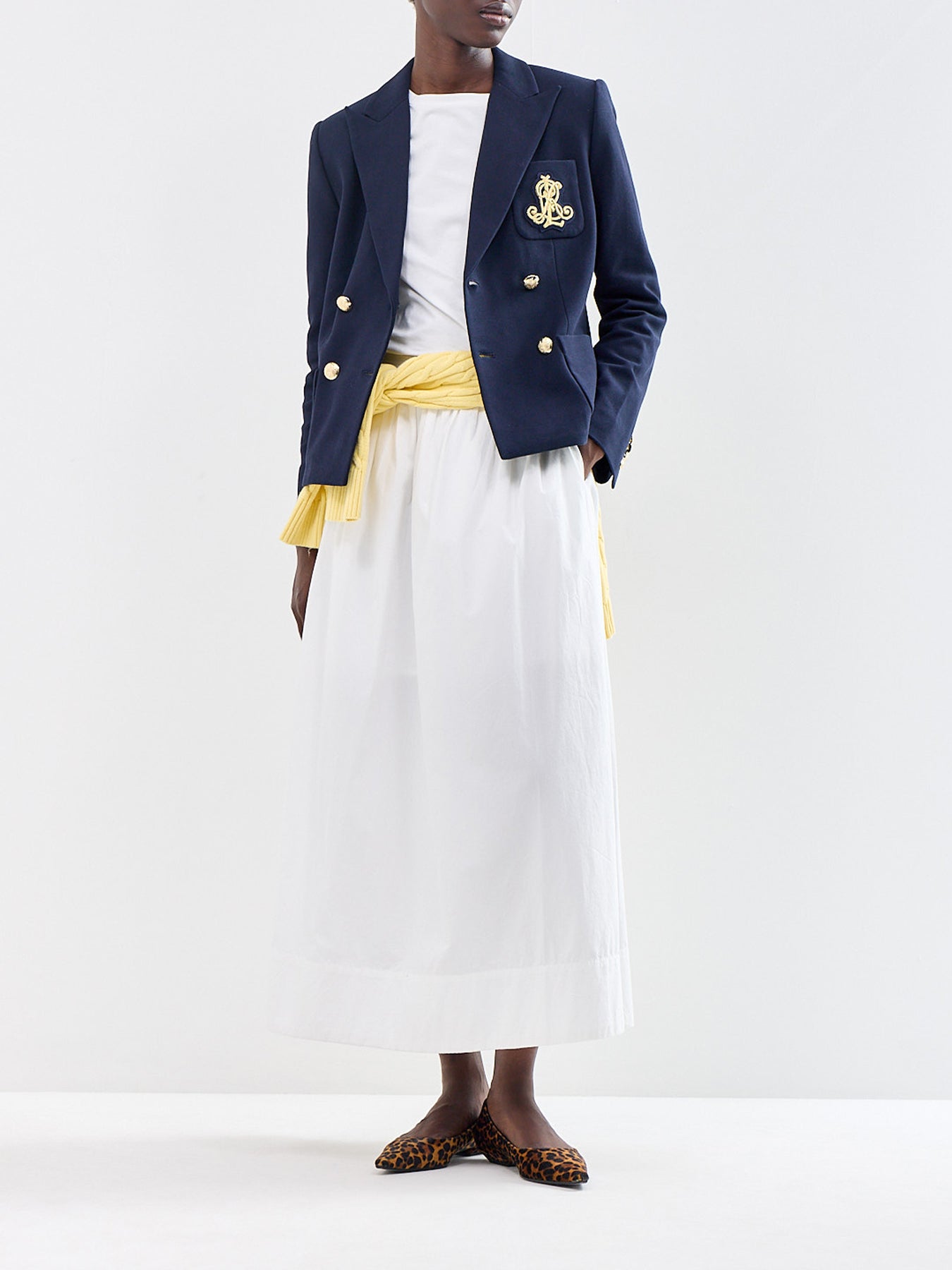 Double Breasted Blazer Navy