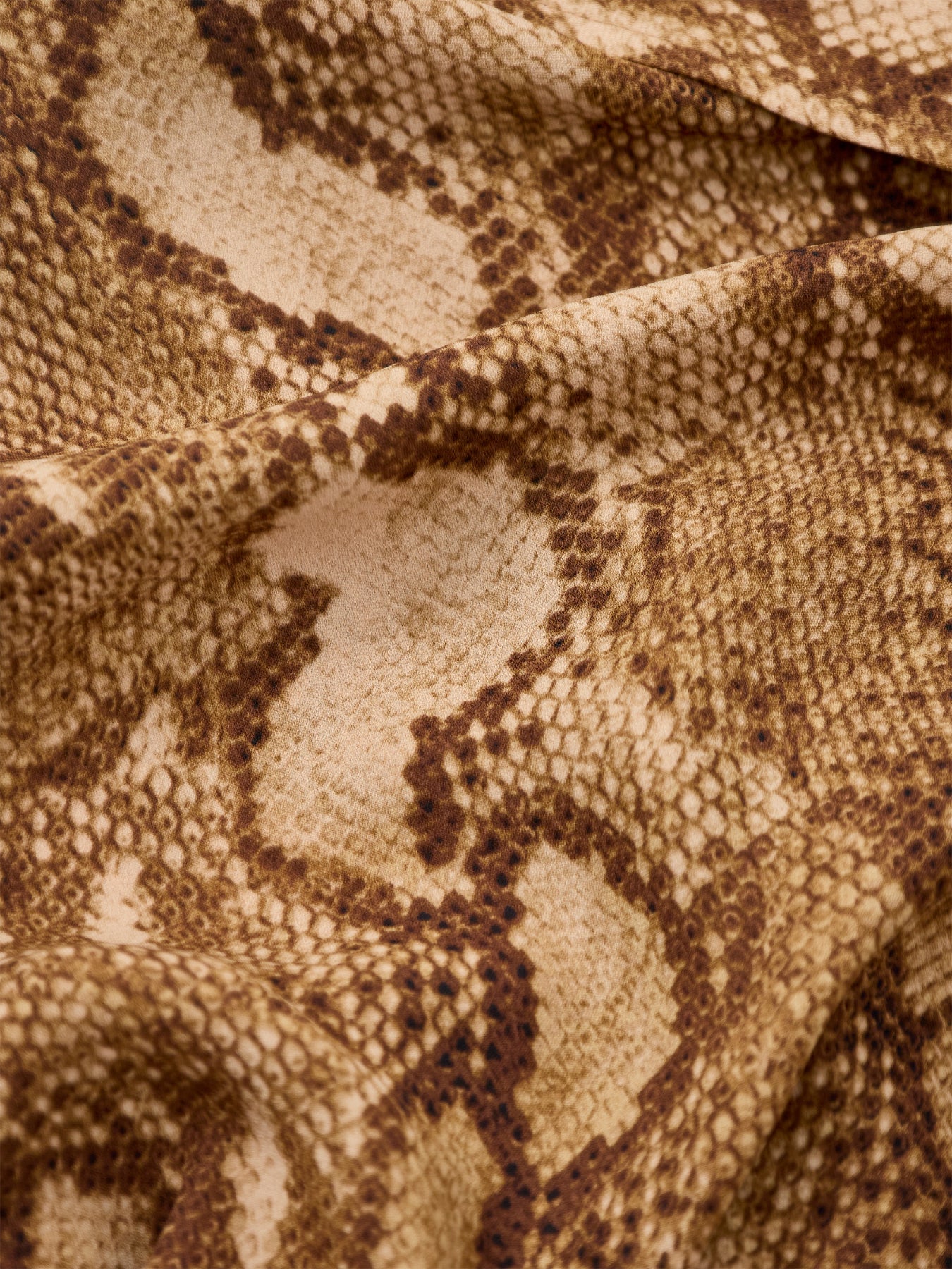 Snake Print Long Sleeve Shirt Multi