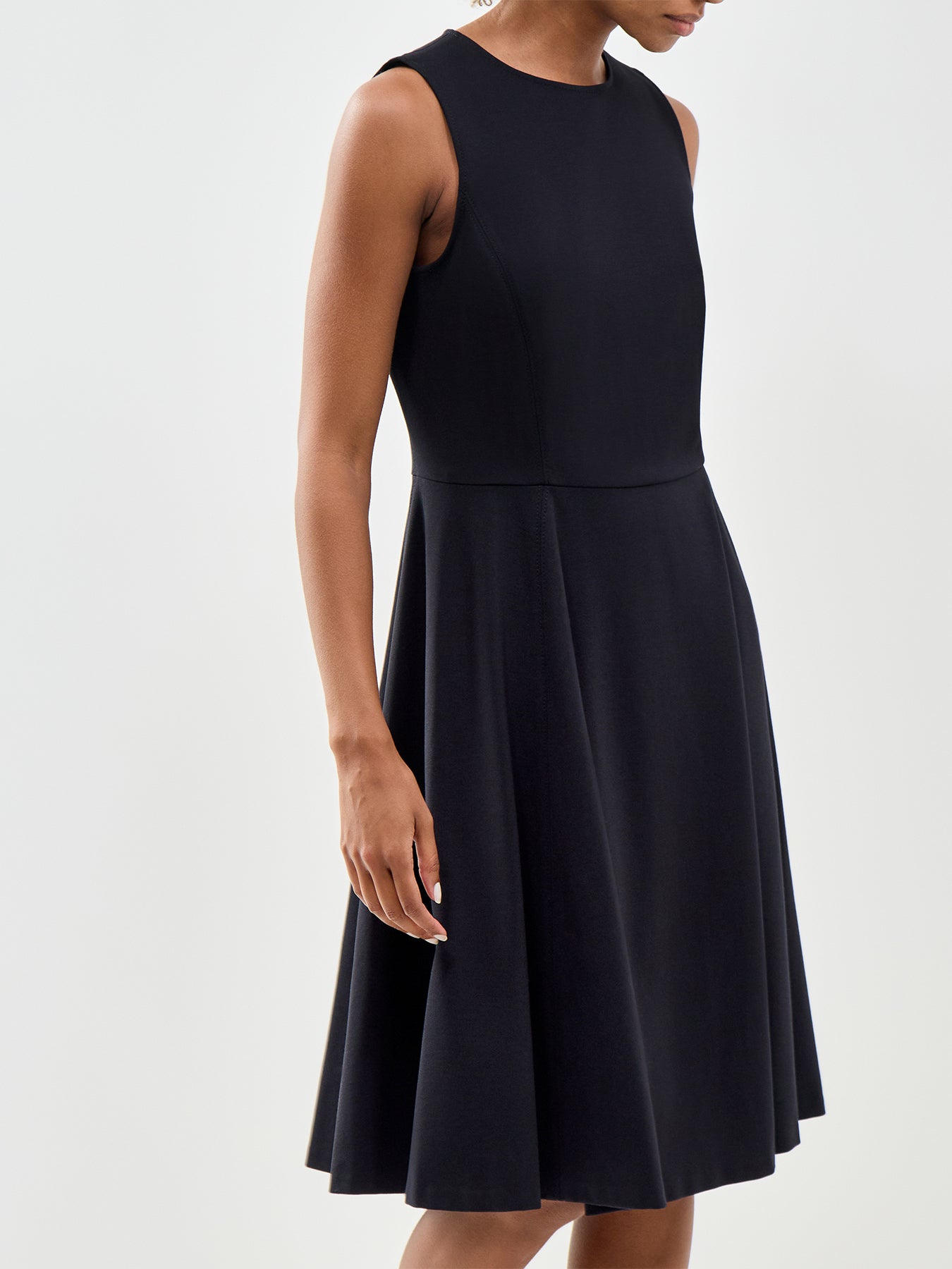 Charley Sleeveless Midi Dress Black
