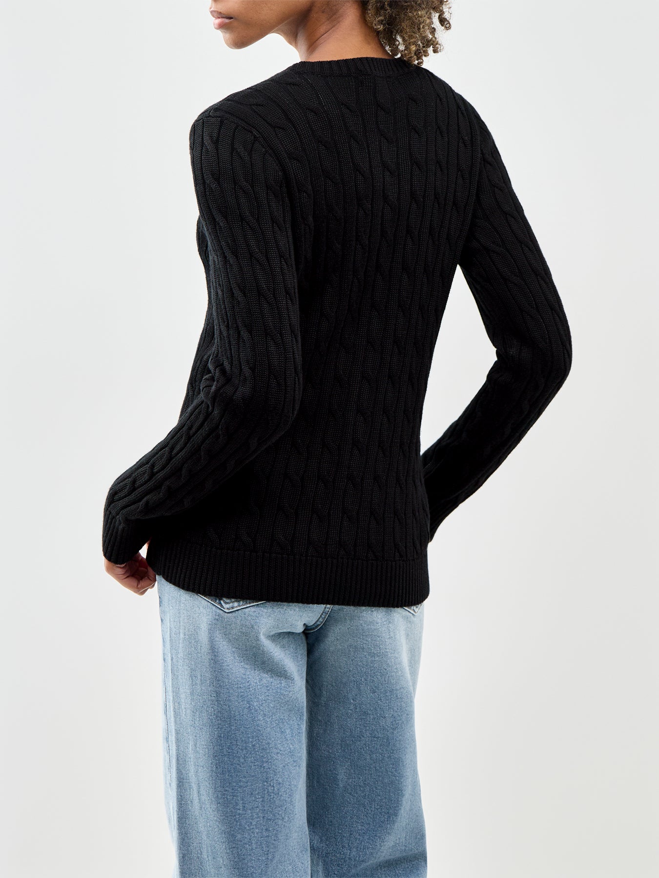 Ralhan Crew Neck Cardigan Black