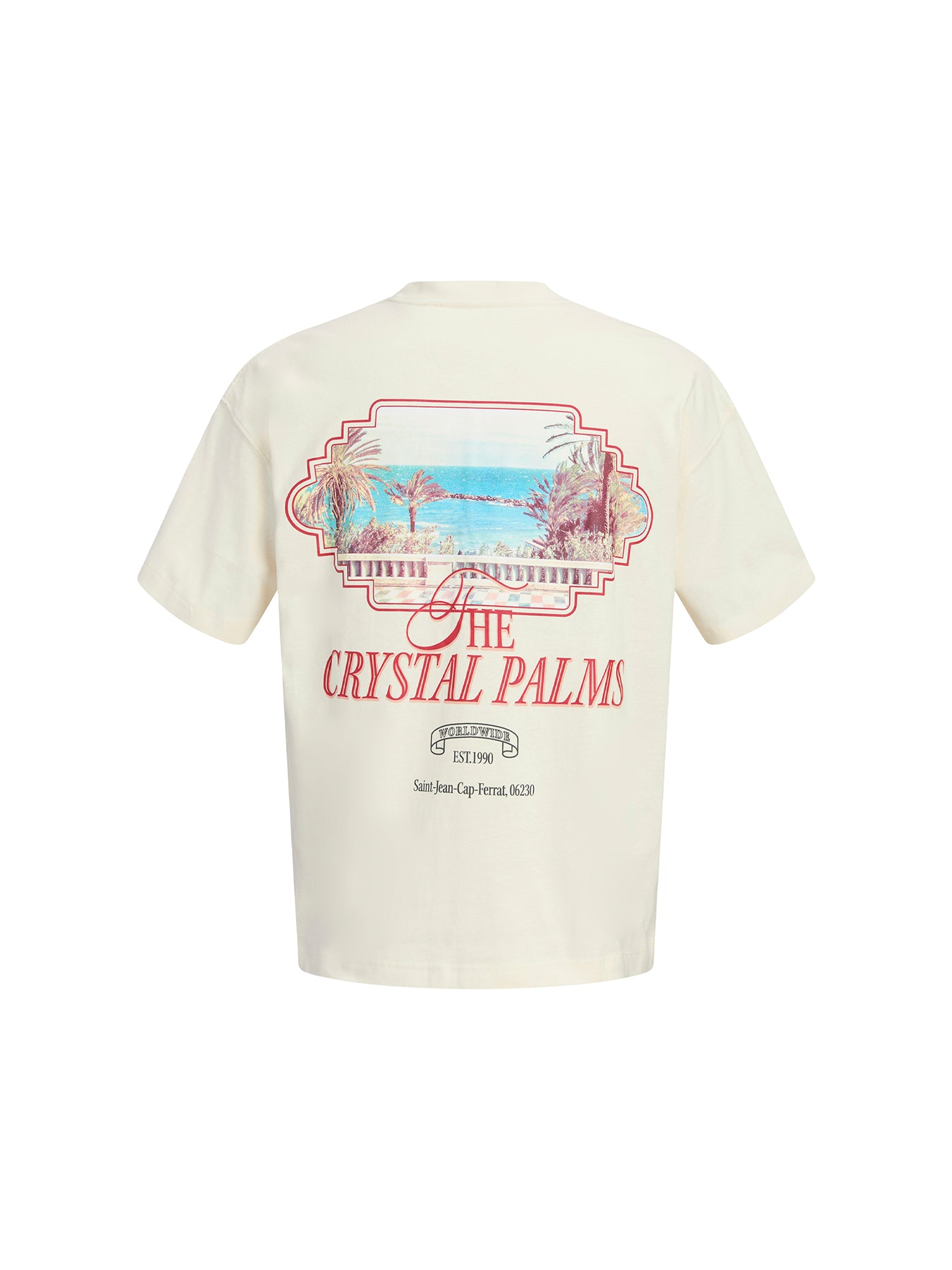 Kids' Sanremo Back Print T-Shirt Cream